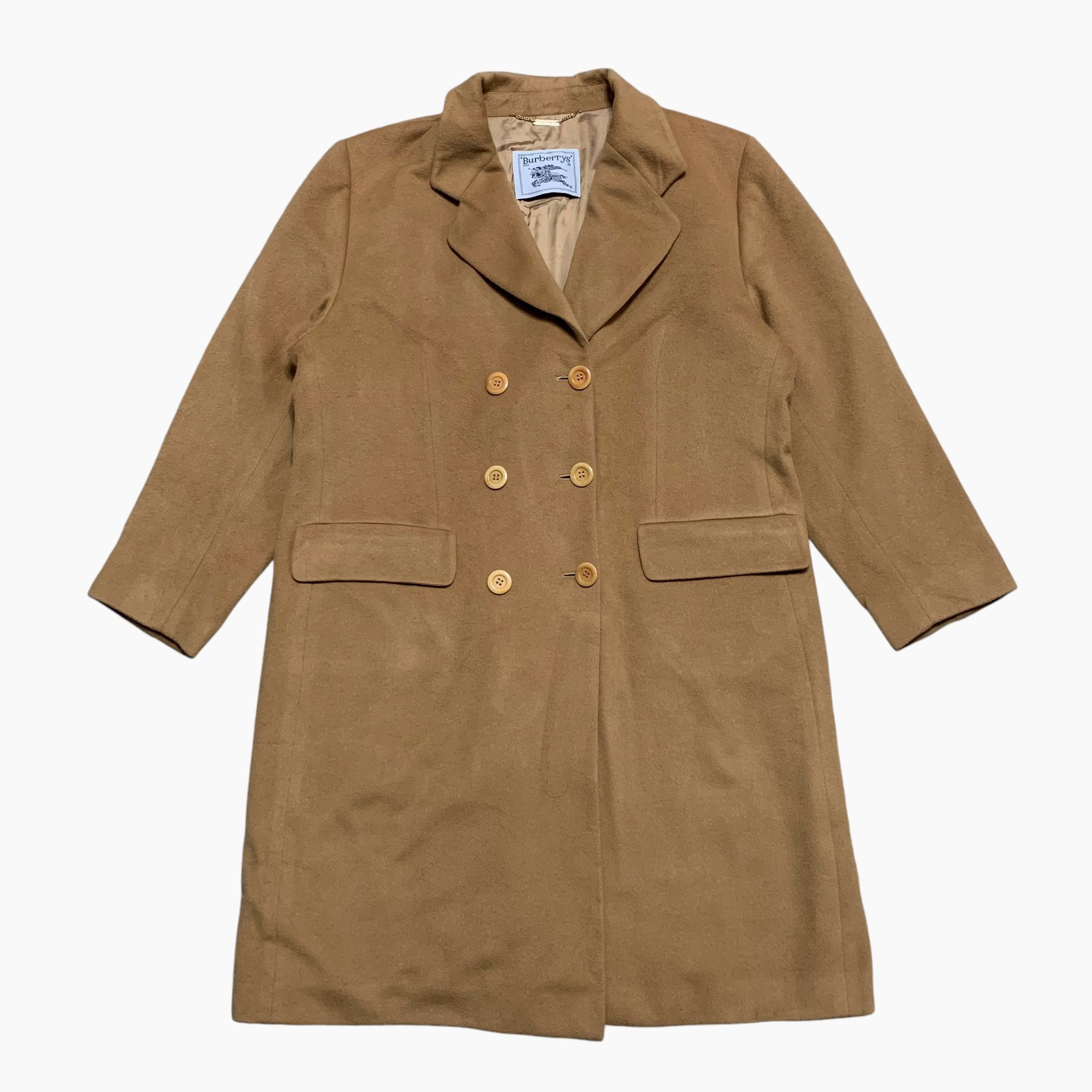 Burberry Burberrys Double Breast Wool Overcoat Size L / US 10 / IT 46 - 1 Thumbnail