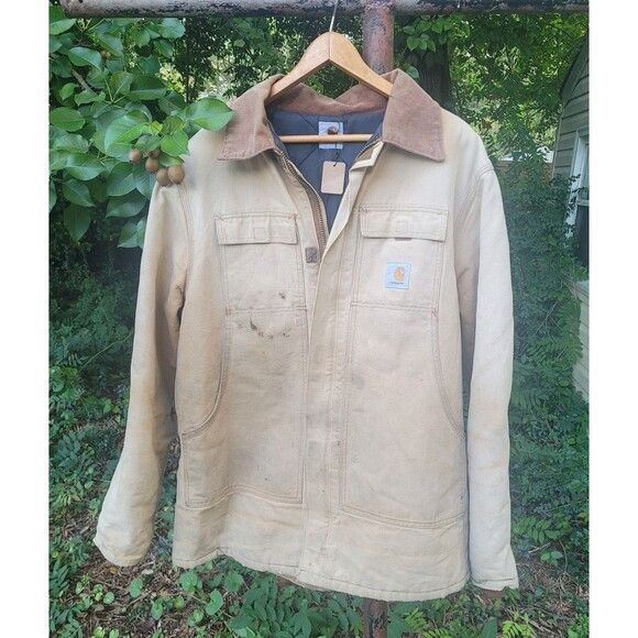 Carhartt Vtg Carhartt Artic Quilt lined Canvas Jacket Corduroy Collar Size US XXL / EU 58 / 5 - 1 Thumbnail