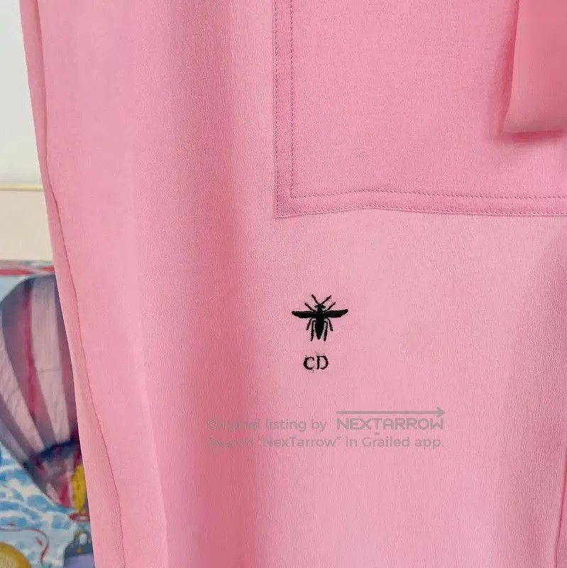 Dior Dior Pink Silk Summer Blouse for Women . Size S / US 4 / IT 40 - 5 Thumbnail