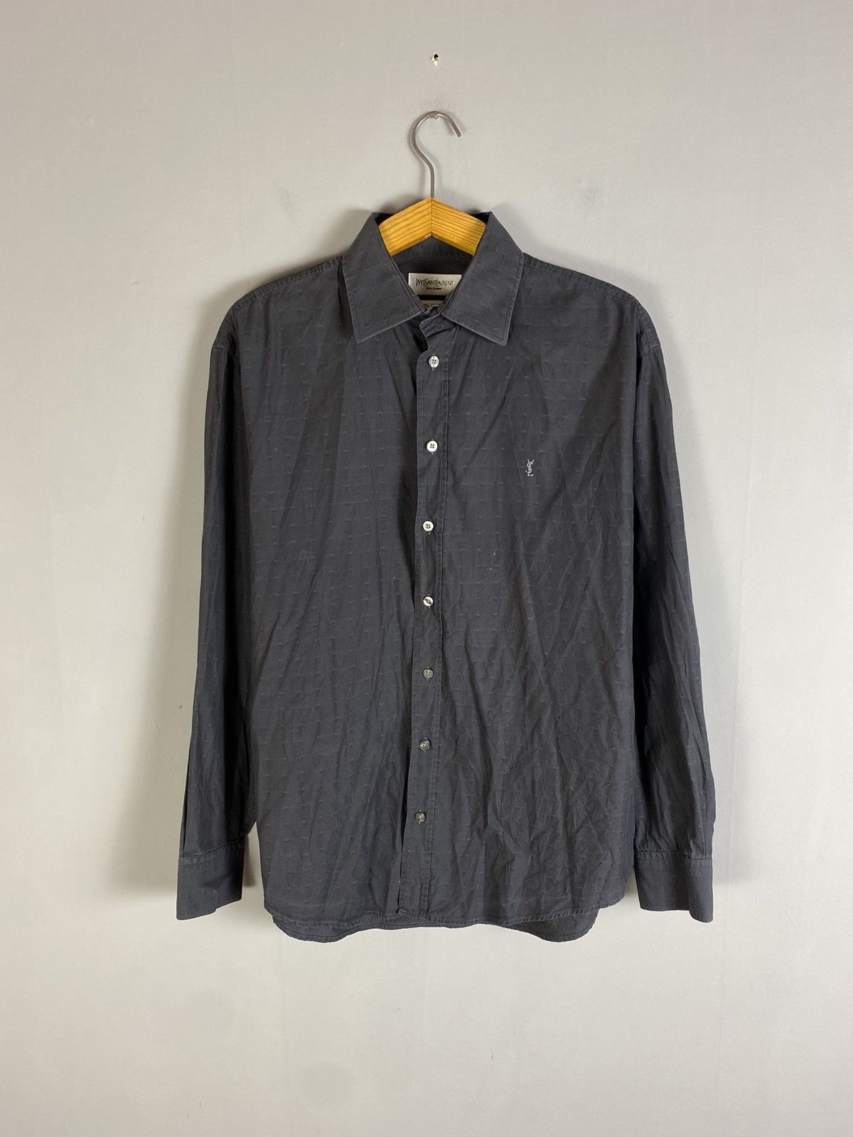 Yves Saint Laurent Vintage 90s YSL Yves Saint Laurent shirt Size US L / EU 52-54 / 3 - 1 Thumbnail