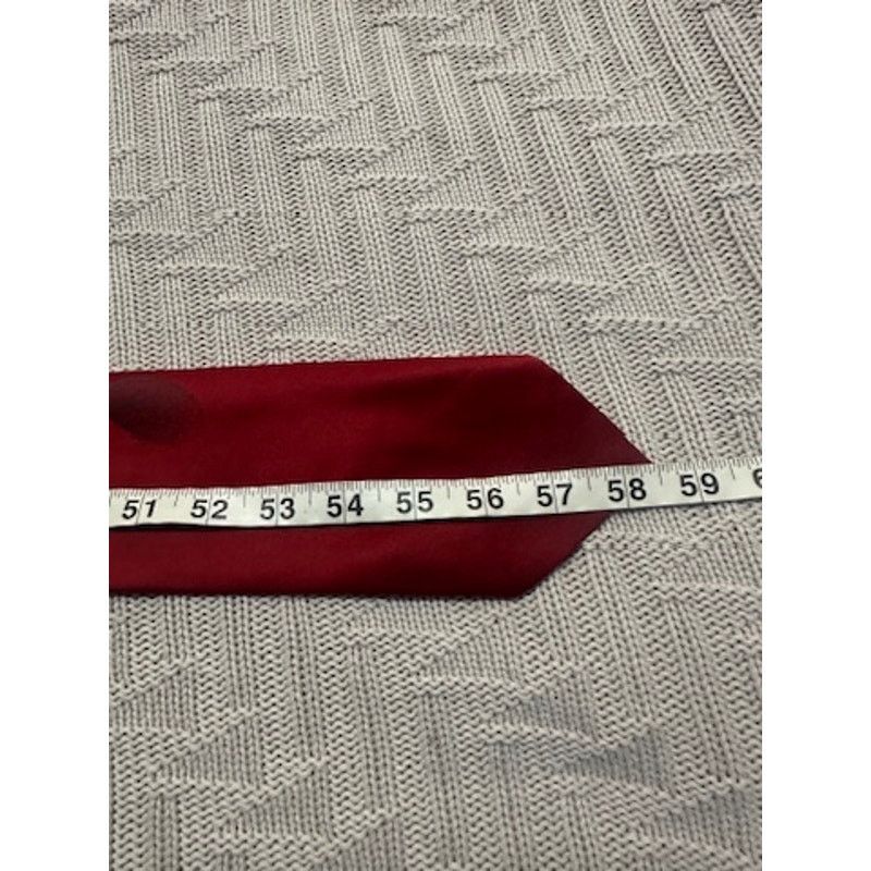 Oscar De La Renta Oscar de la Renta red silk tie Size ONE SIZE - 4 Thumbnail