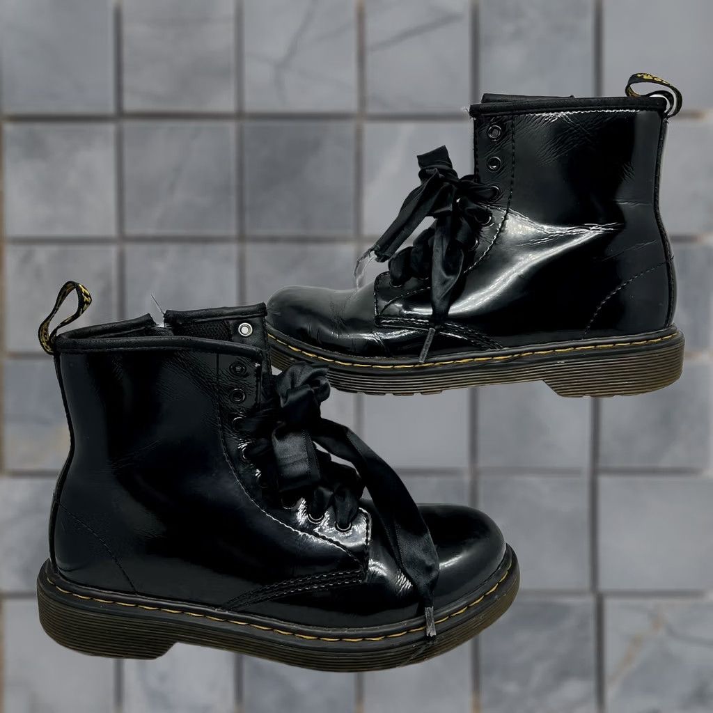 Dr. Martens Dr Martens Boot Womens 5 Black Combat Punk Size US 5 / IT 35 - 1 Thumbnail