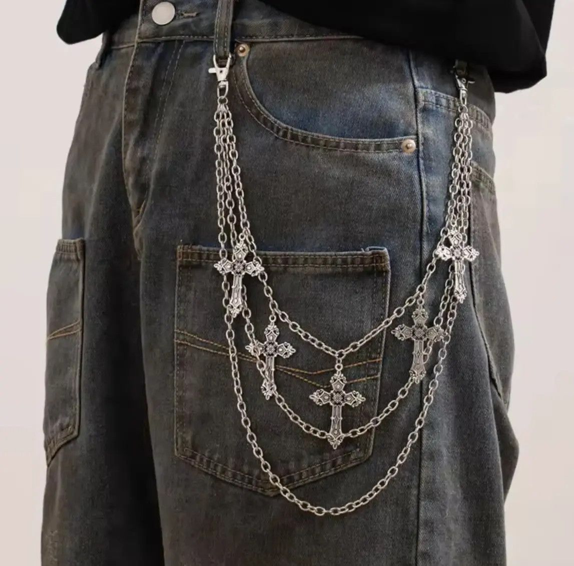 Other Bazo 1199 gods lonely kids pink diamond cross bracelet | Grailed