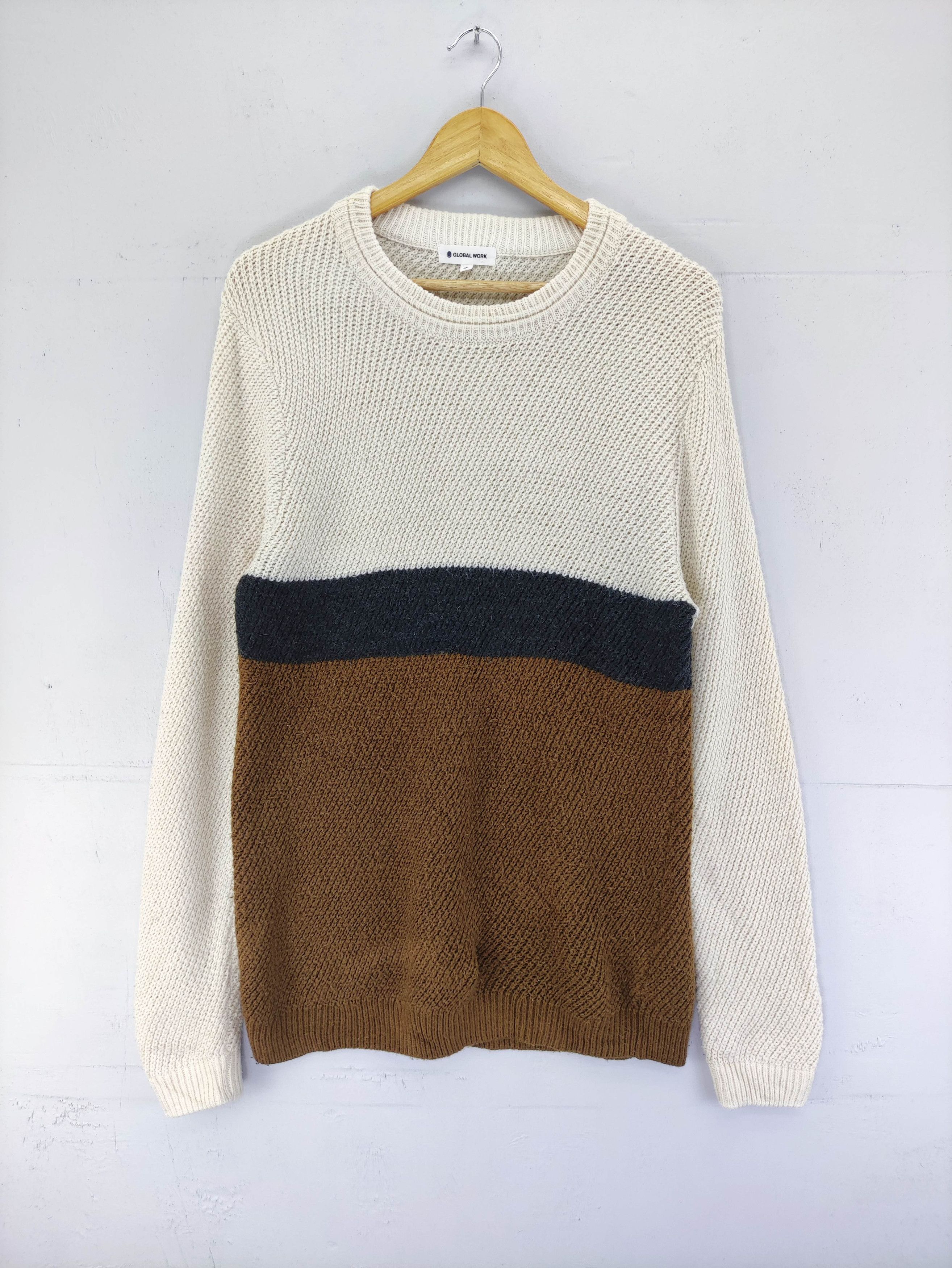 Global Work Global Work Wool Knit Sweater Jumper Size S / US 4 / IT 40 - 1 Thumbnail