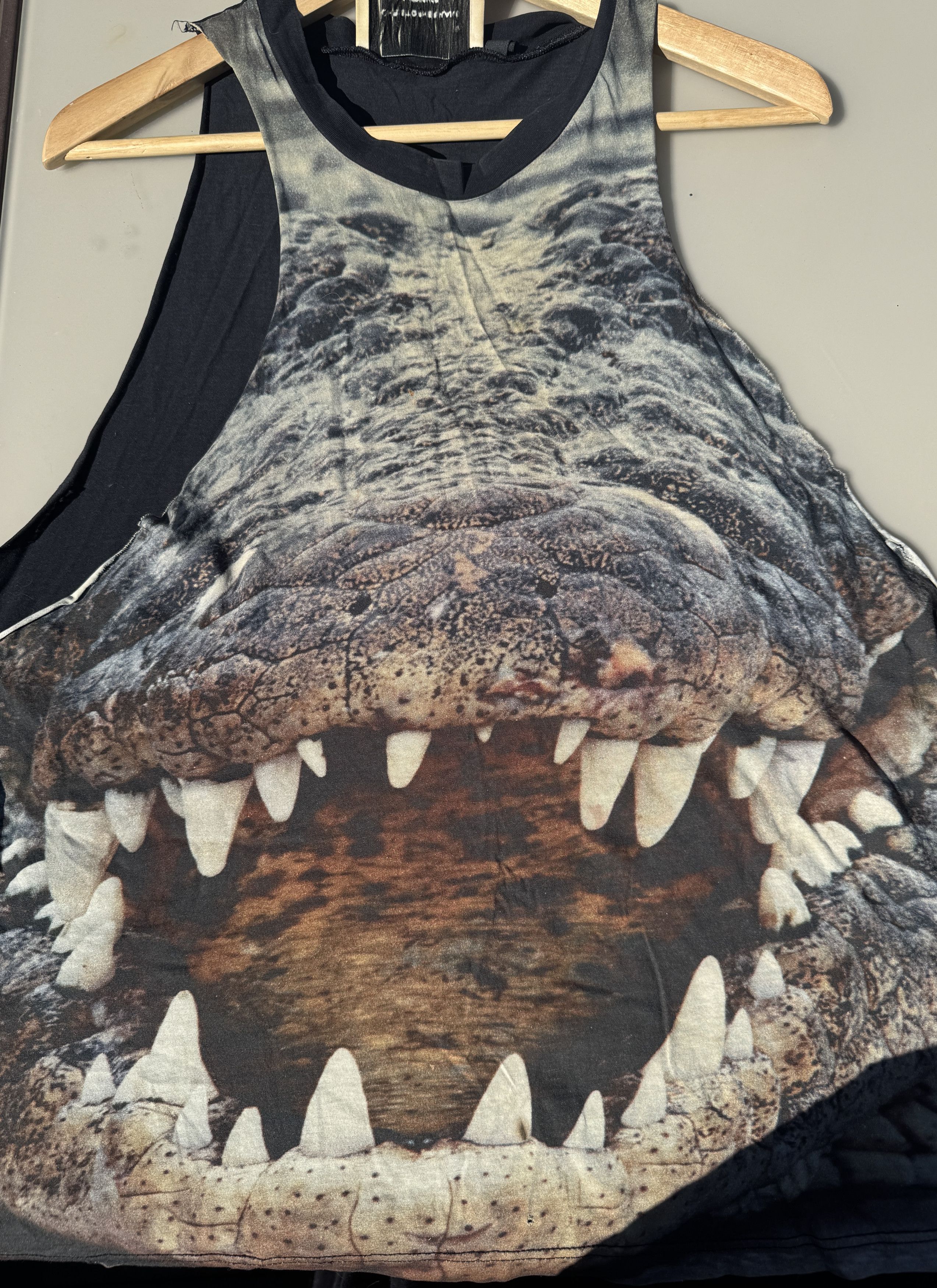 Christopher Kane タンクトップ Christopher Kane Christopher Kane x Topshop Crocodile Tank Archive