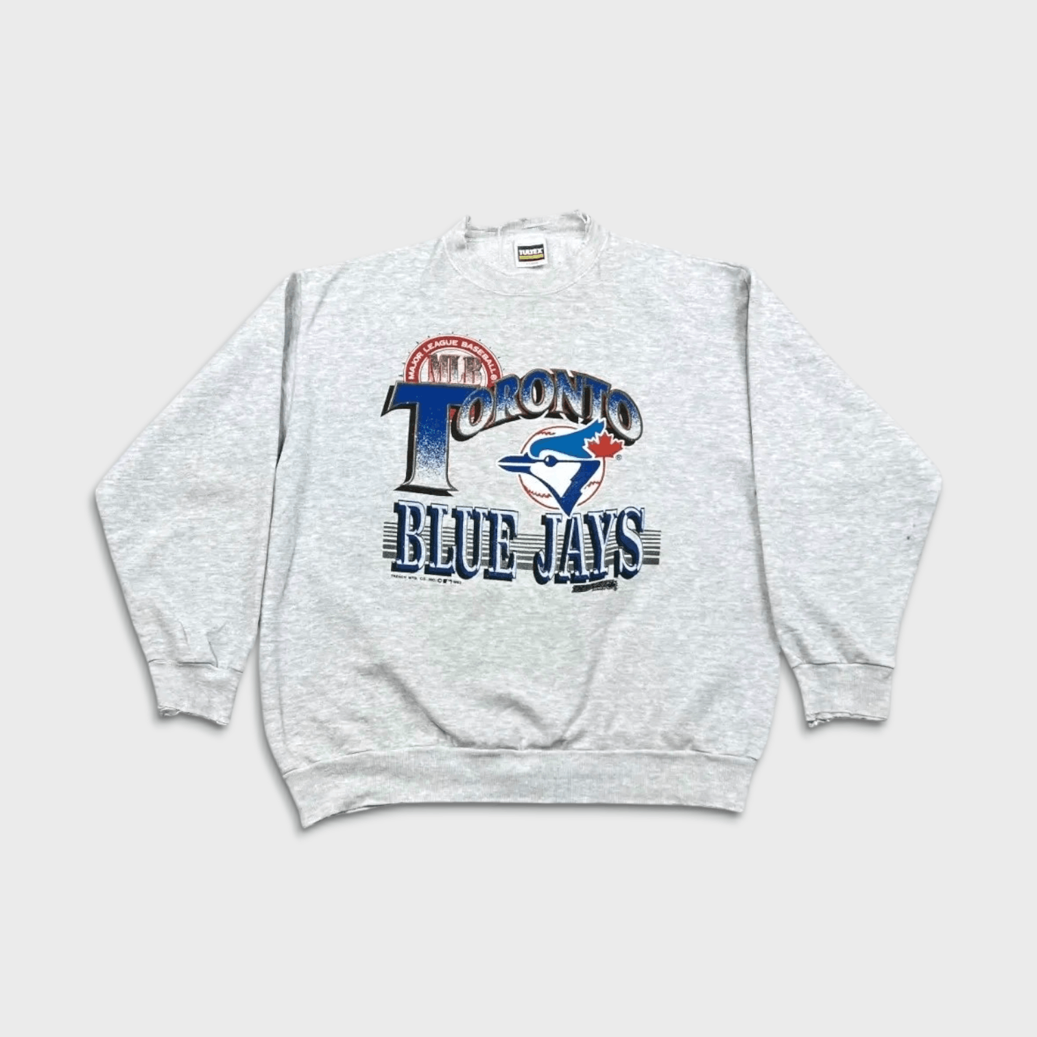 MLB Vintage 1992 Toronto Blue Jays Sweatshirt Thrashed Baseball Size US L / EU 52-54 / 3 - 1 Thumbnail