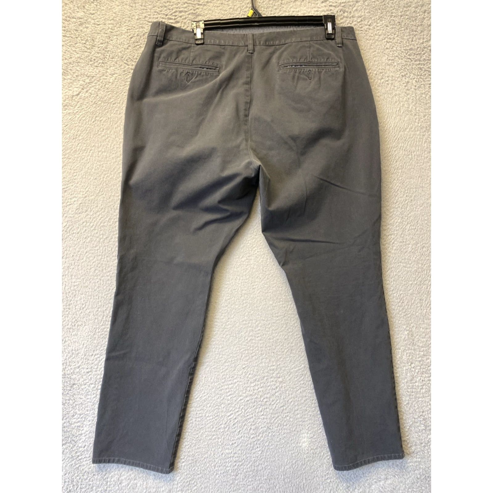 Bonobos BONOBOS Slim Taper Chino Pants Men 40 Regular Inseam 34 Dark Gray Cotton Blend Zip Front Mid Rise Men’s Slim Tapered Pants 40 Mens Gray 158-3 Size US 40 / EU 56 - 6 Thumbnail