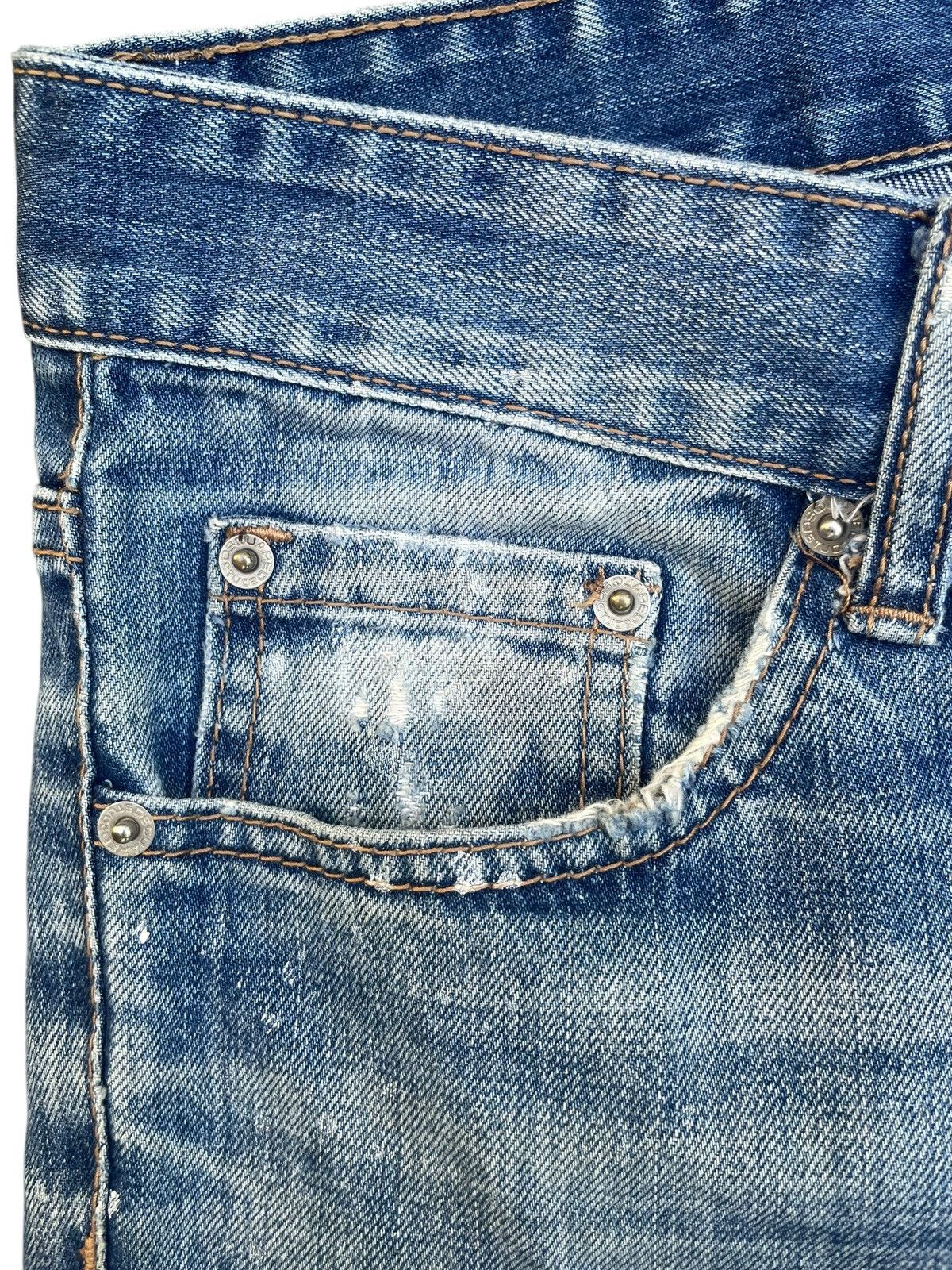 Designer × Dsquared2 Dsquared2 Distresed Denim Size US 33 - 4 Thumbnail