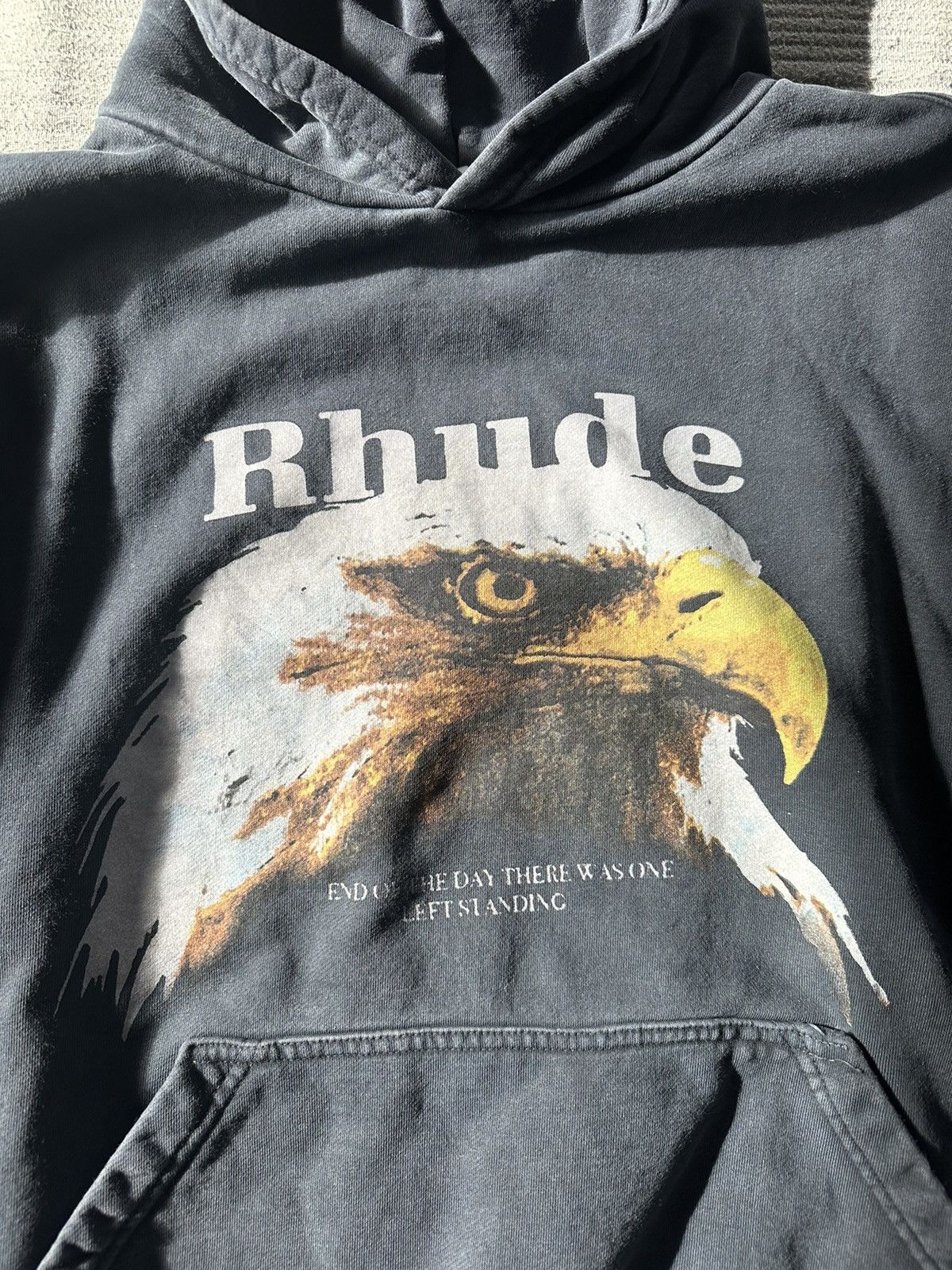 Rhude Rhude Bald Eagle Hoodie size Medium Size US M / EU 48-50 / 2 - 2 Thumbnail