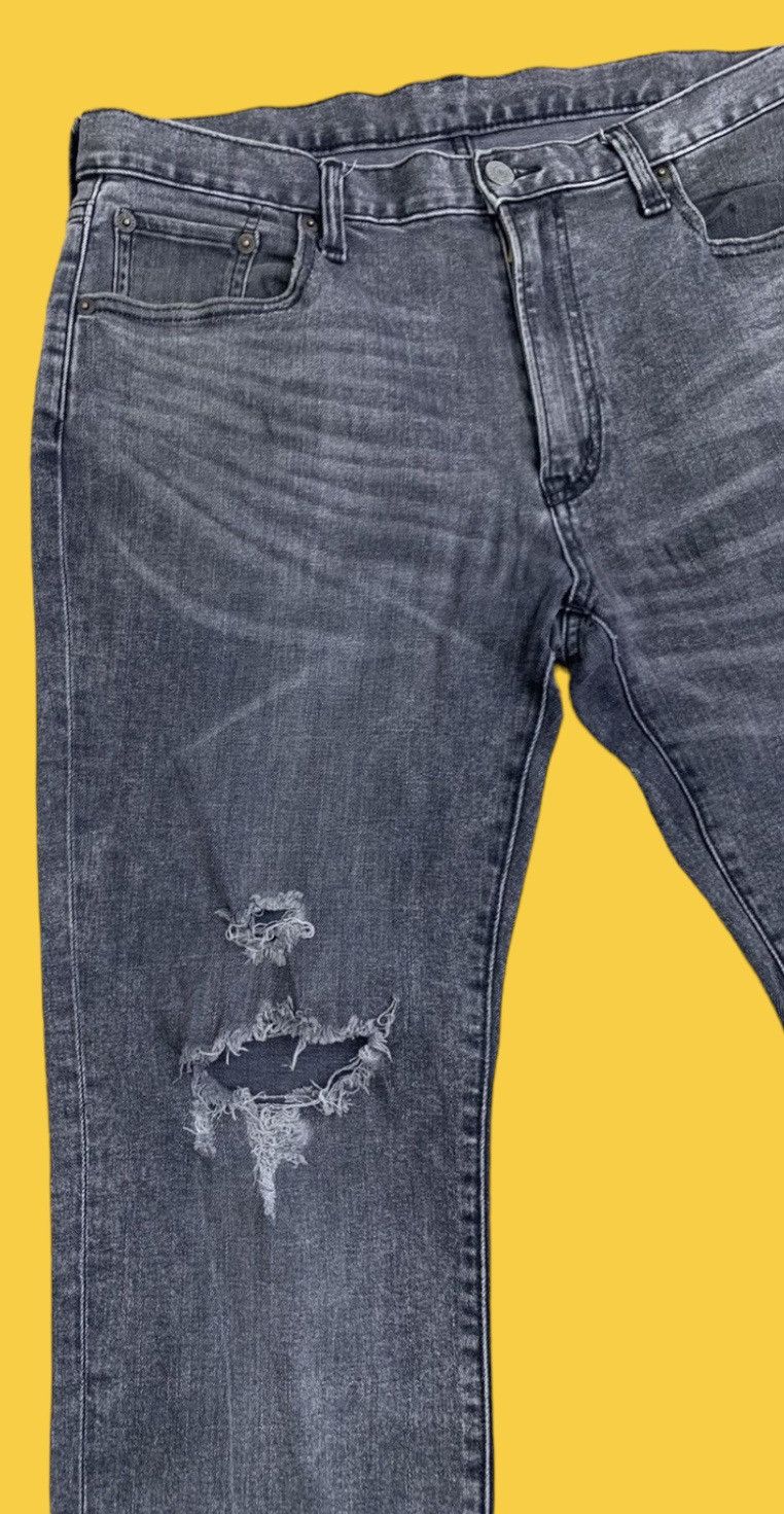Jean Distressed Denim Black Jeans Size US 34 / EU 50 - 4 Thumbnail