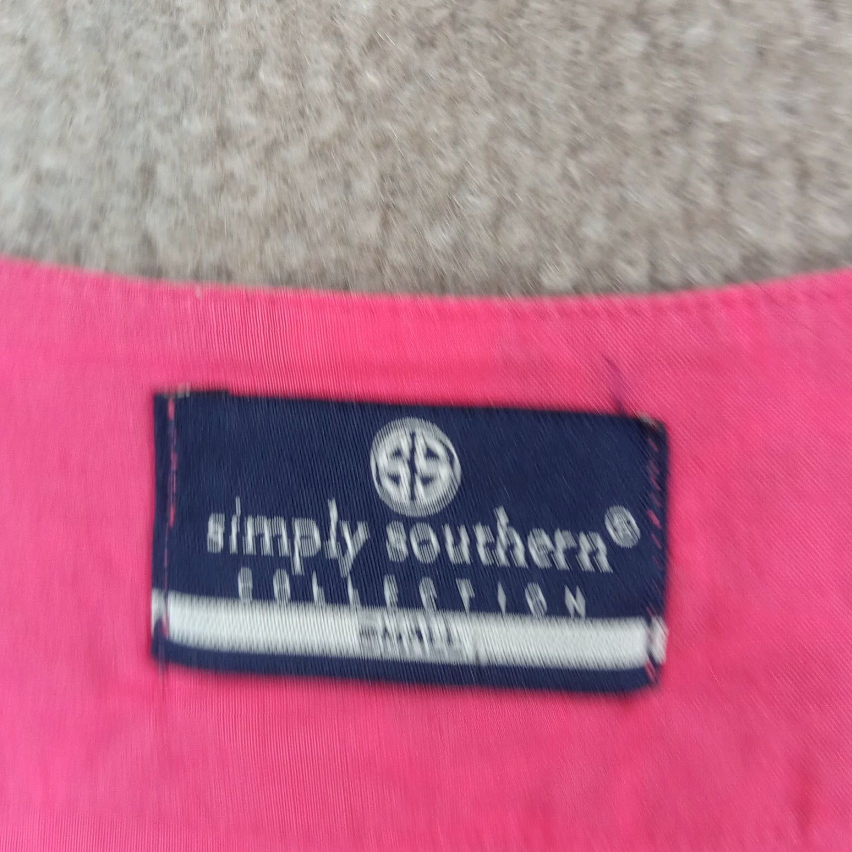 Pinko Simply Southern Pink Green Starfish 3/4 Sleeve Tunic Top Womens Small Cotton Knit Easy Care Size S / US 4 / IT 40 - 5 Thumbnail