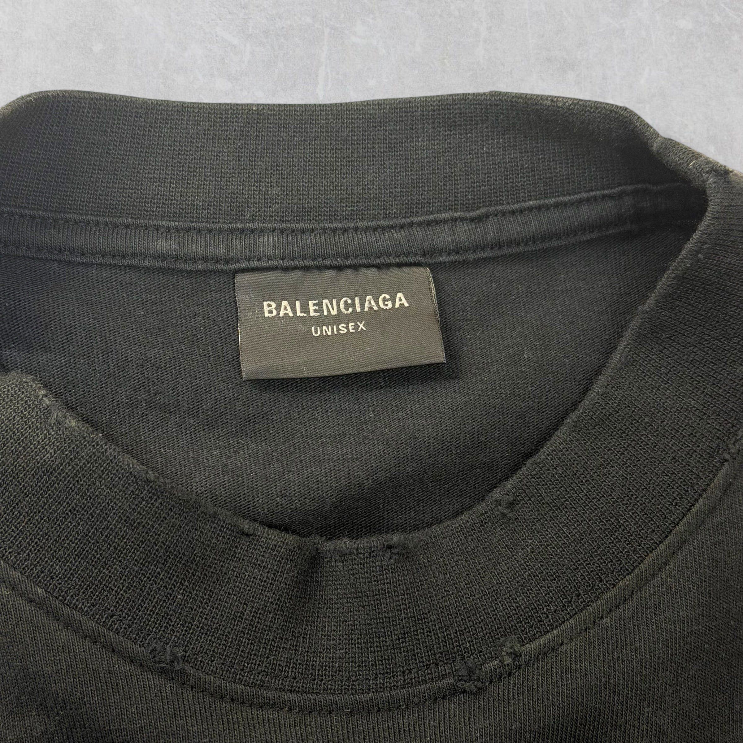 Balenciaga Balenciaga Oversized Skater Shirt Black 3 (XXL) Size US XXL / EU 58 / 5 - 4 Thumbnail