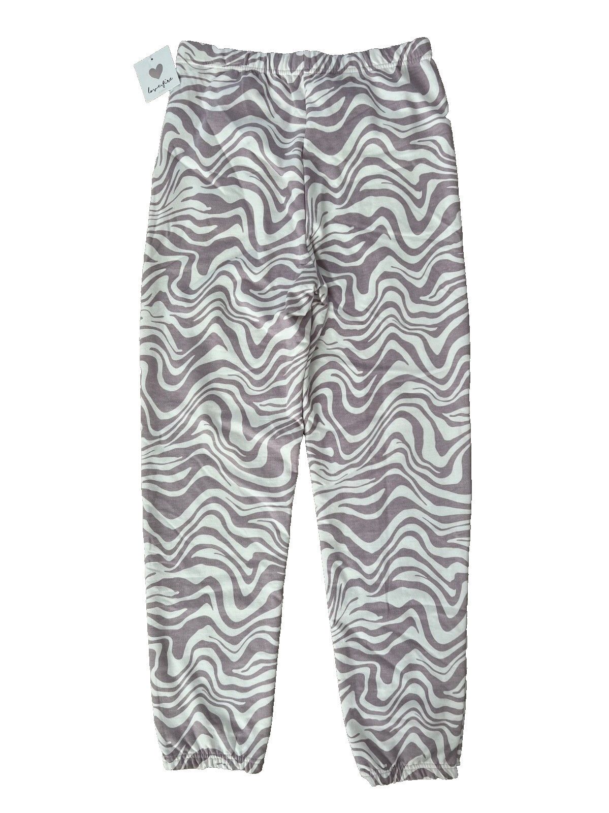 Other Love. Fire, Los Angeles Wavy Print Sweatpants Iris Wavy XXL Size 24" / US 00 / IT 34 - 2 Thumbnail