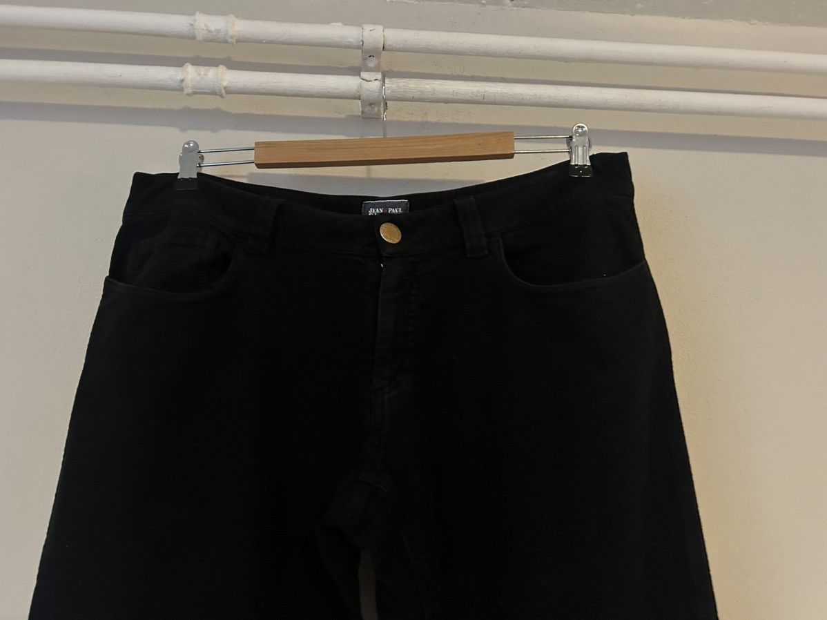 Jean Paul Gaultier Jean Paul Gaultier Black Velvety Pants – Estimated Size 35 Size US 35 - 2 Thumbnail