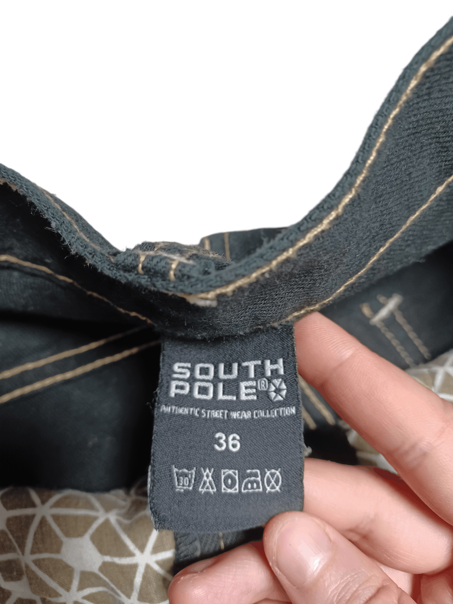 Southpole SOUTHPOLE EMBROIDERED LOGO SK8 STREETWEAR JEANS DENIM Size US 36 / EU 52 - 5 Thumbnail