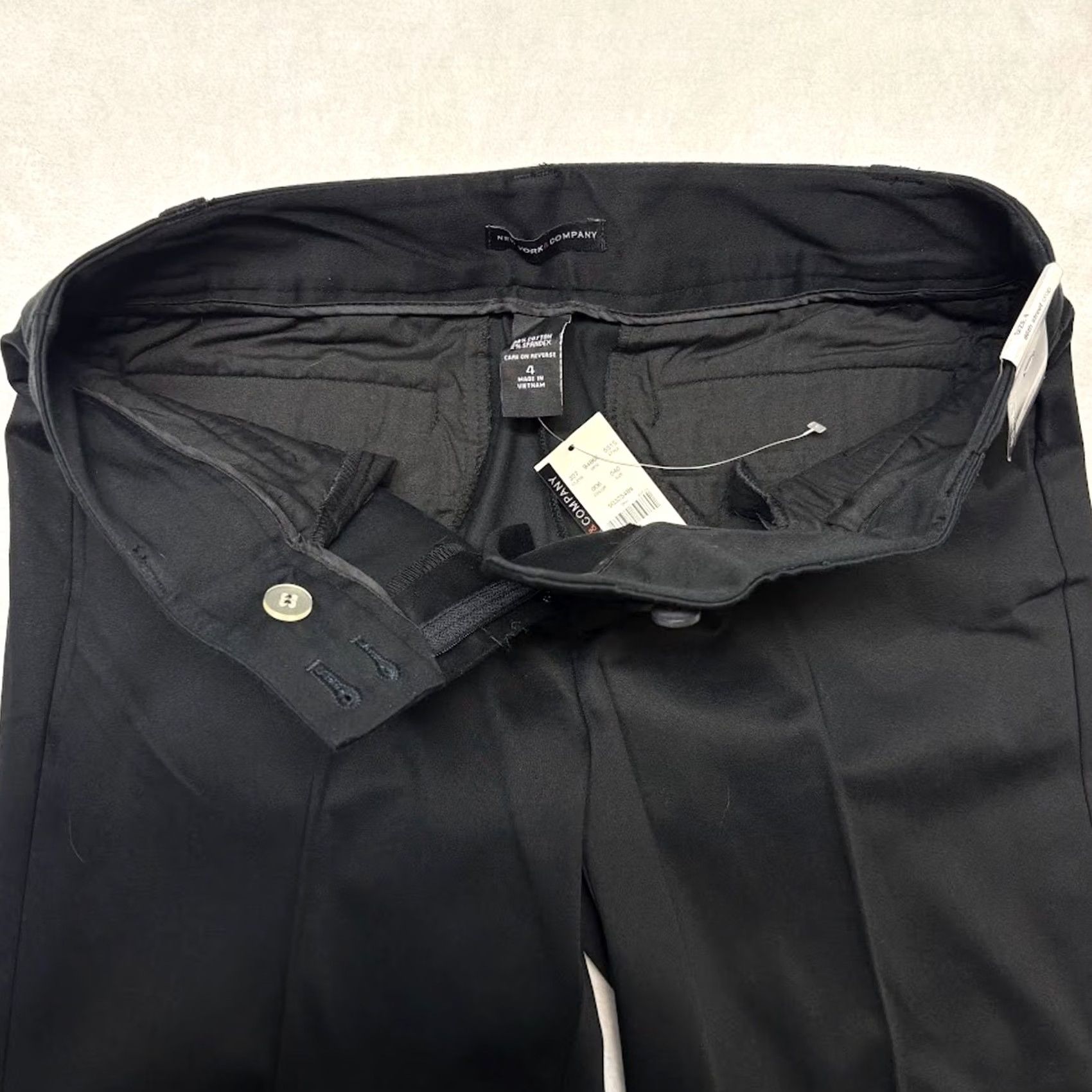 Vintage VINTAGE New York & Company Studio Stretch Mid Rise Crop Pants Black NWT 4 Size 27" / US 4 / IT 40 - 8 Thumbnail