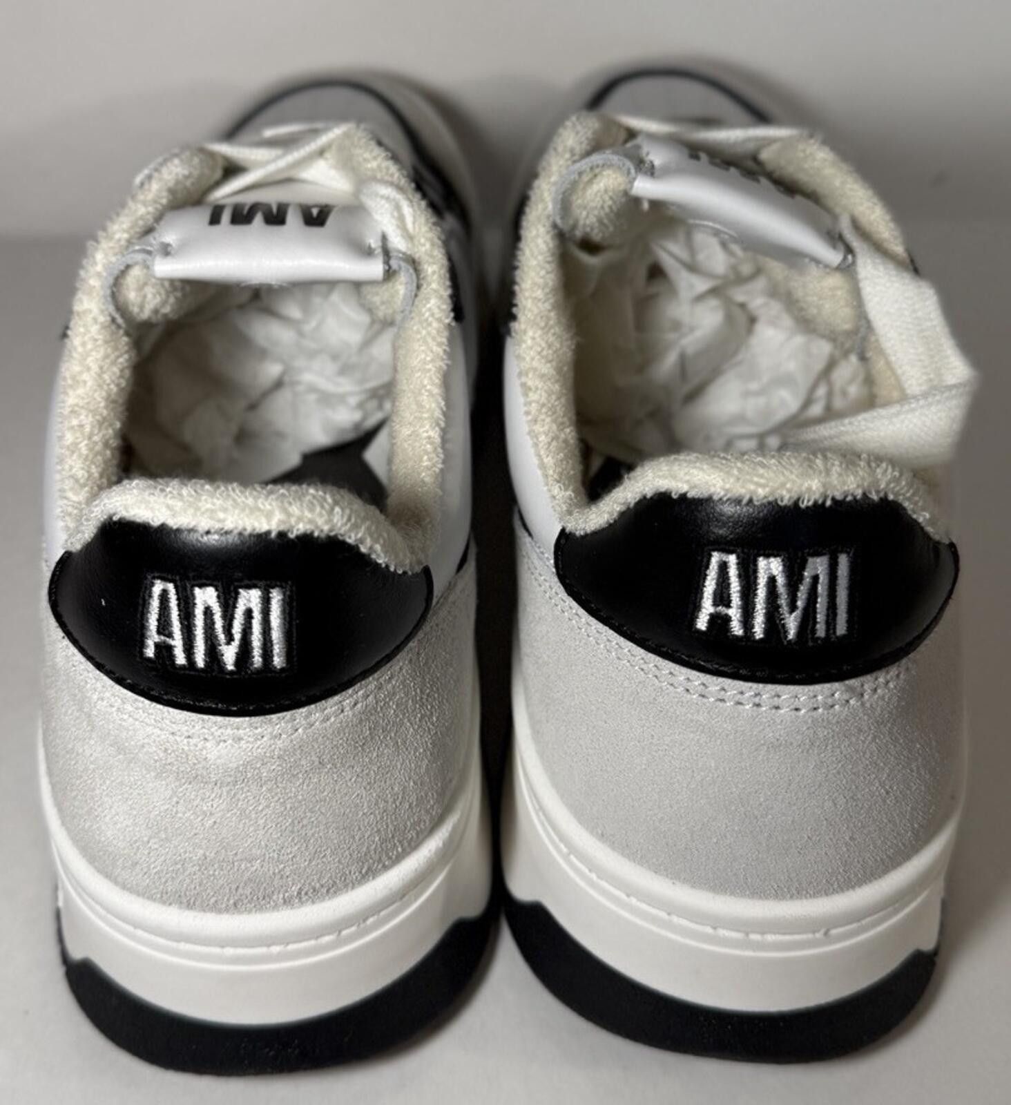 Other AMI PARIS New Arcade Low Top Suede-Trim Leather Sneaker Size US 9.5 / EU 42-43 - 4 Thumbnail