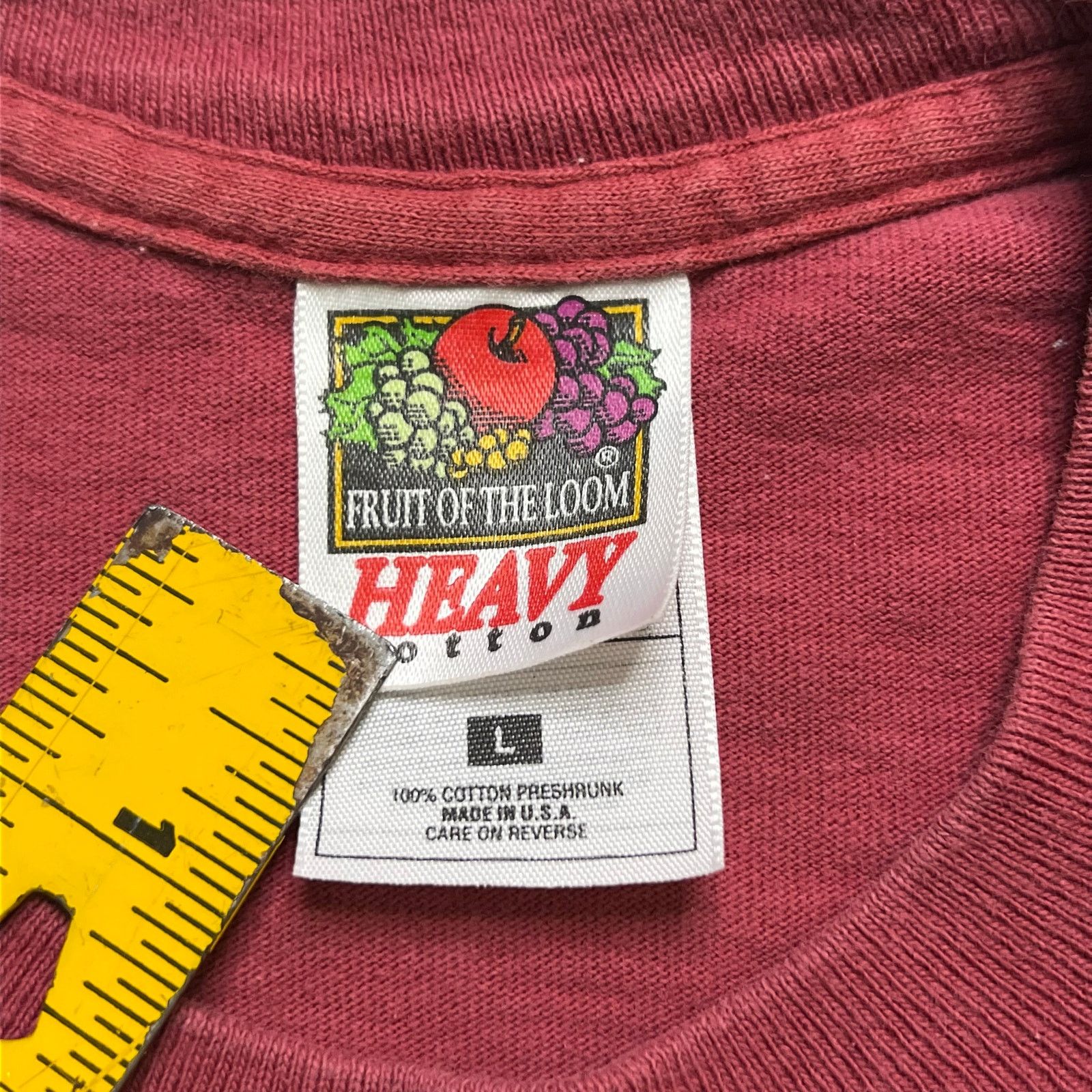 Fruit Of The Loom Vintage 90s Yellowstone Destination Eagle Graphic Tee Sz M Size US M / EU 48-50 / 2 - 4 Thumbnail