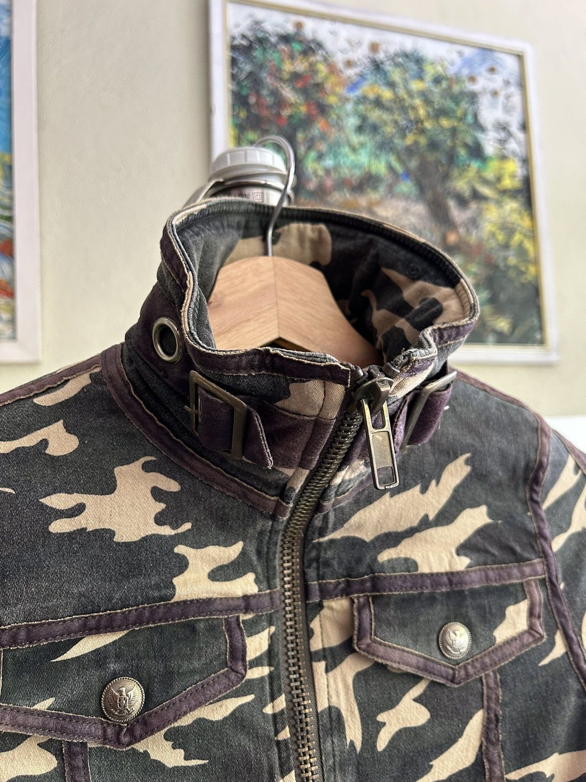 Japanese Brand Tactical Bondage Camo jacket Size US XXS / EU 40 - 12 Thumbnail