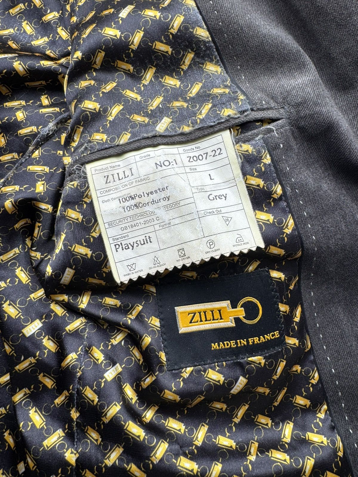Zilli Zilli Vintage Corduroy Blazers Size US L / EU 52-54 / 3 - 8 Thumbnail