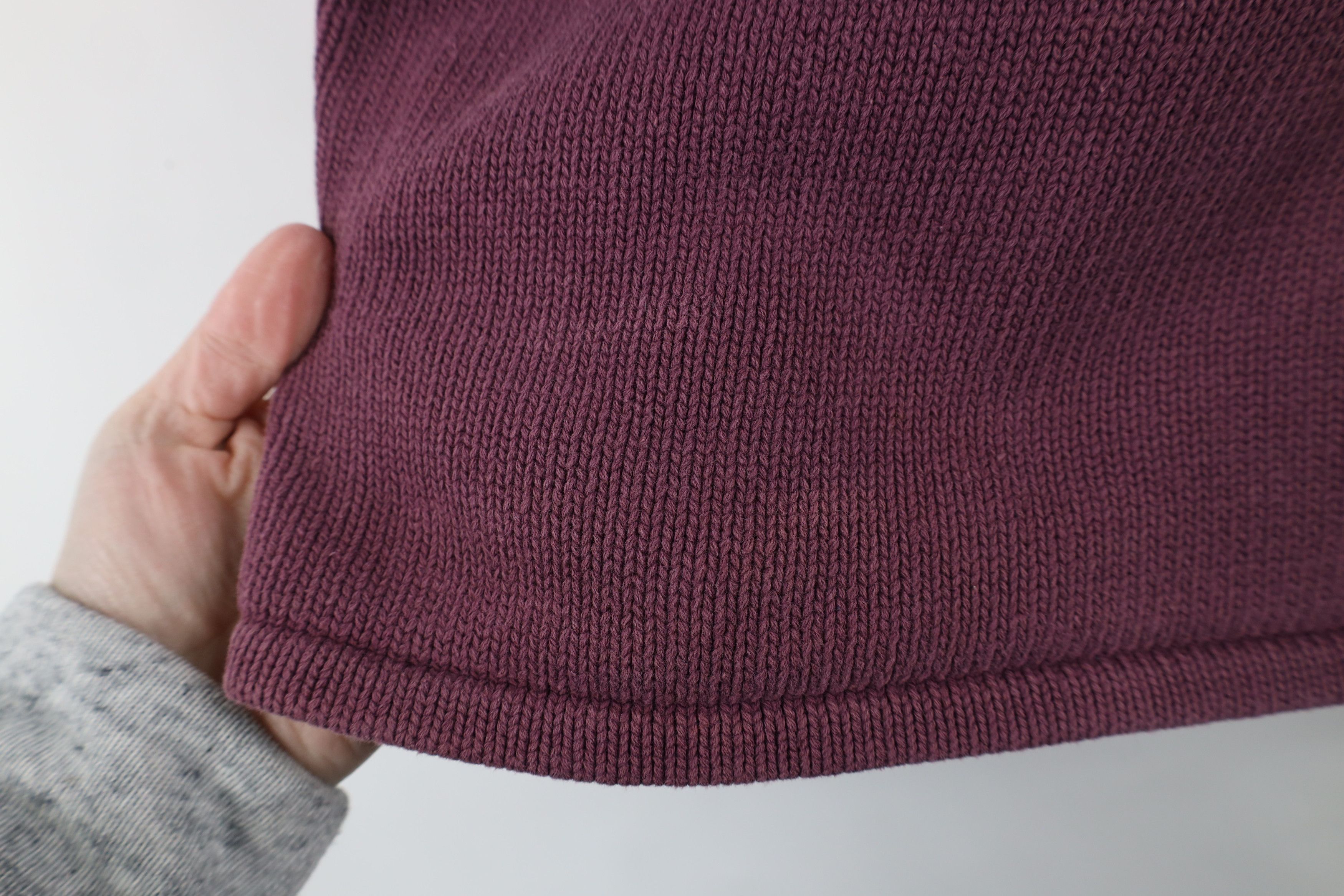 Vintage Vintage 90s Streetwear Cotton Marled Knit Turtleneck Sweater Size M / US 6-8 / IT 42-44 - 4 Thumbnail