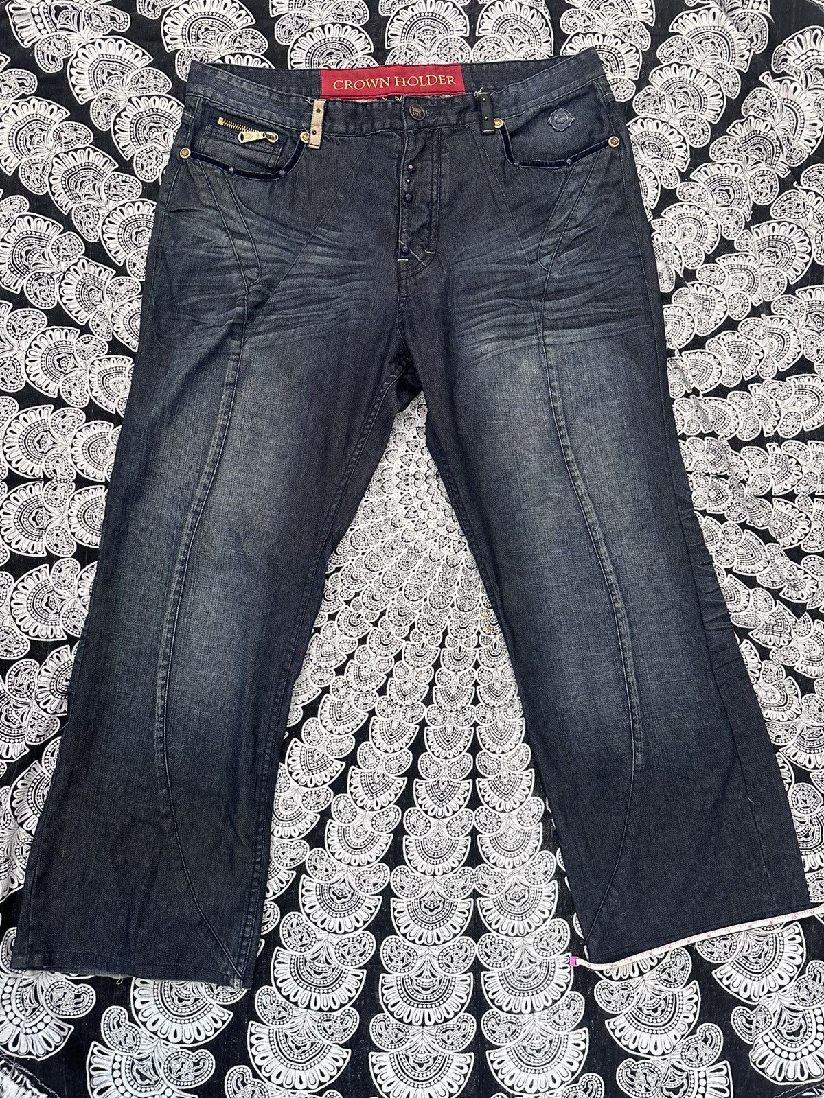 Other Black Crown Royal Jeans Size US 42 / EU 58 - 7 Thumbnail