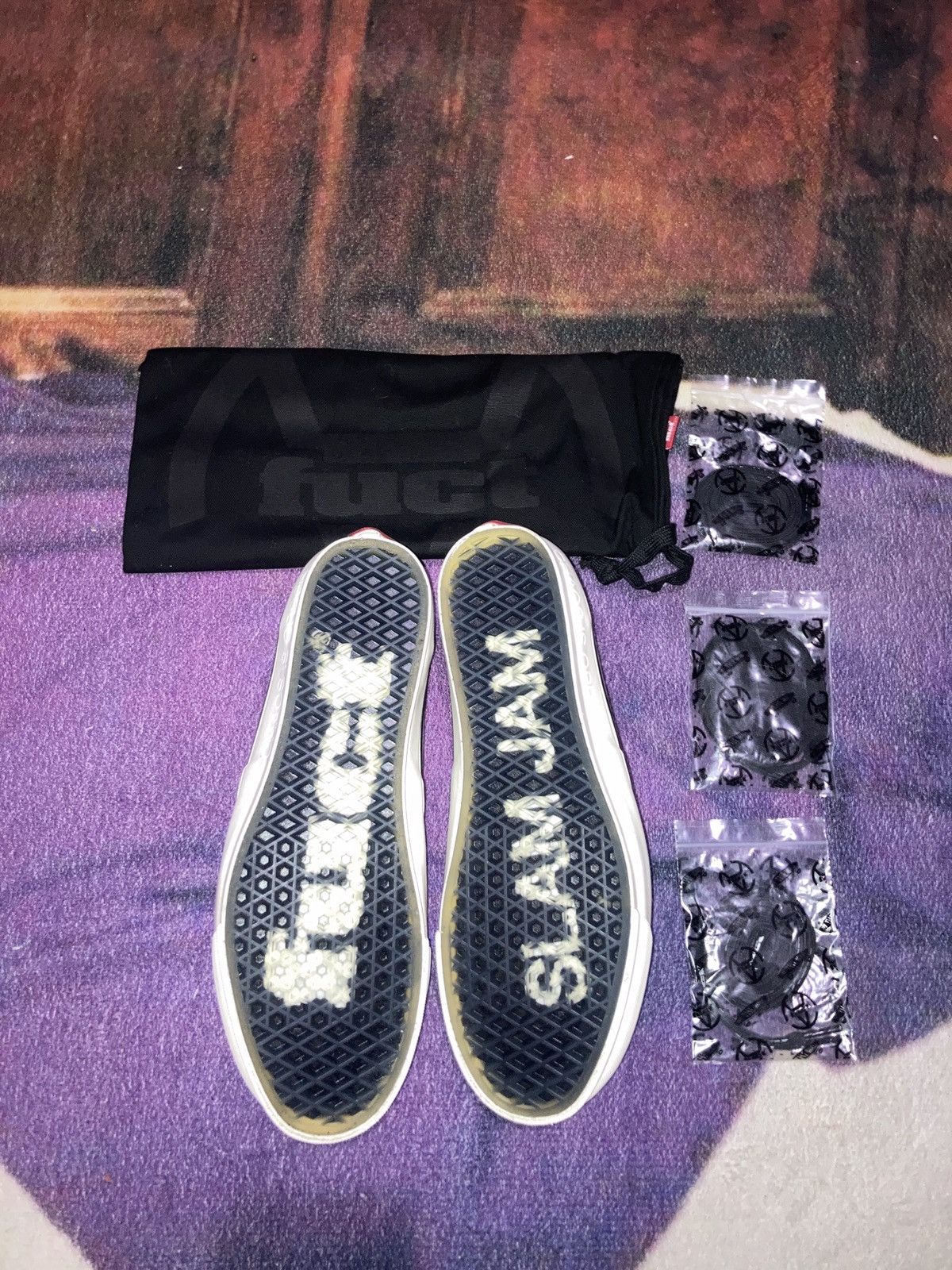 FUCT × Vans Fuct Vans Reissue 44 Black/Black/Mar Size US 9.5 / EU 42-43 - 5 Thumbnail