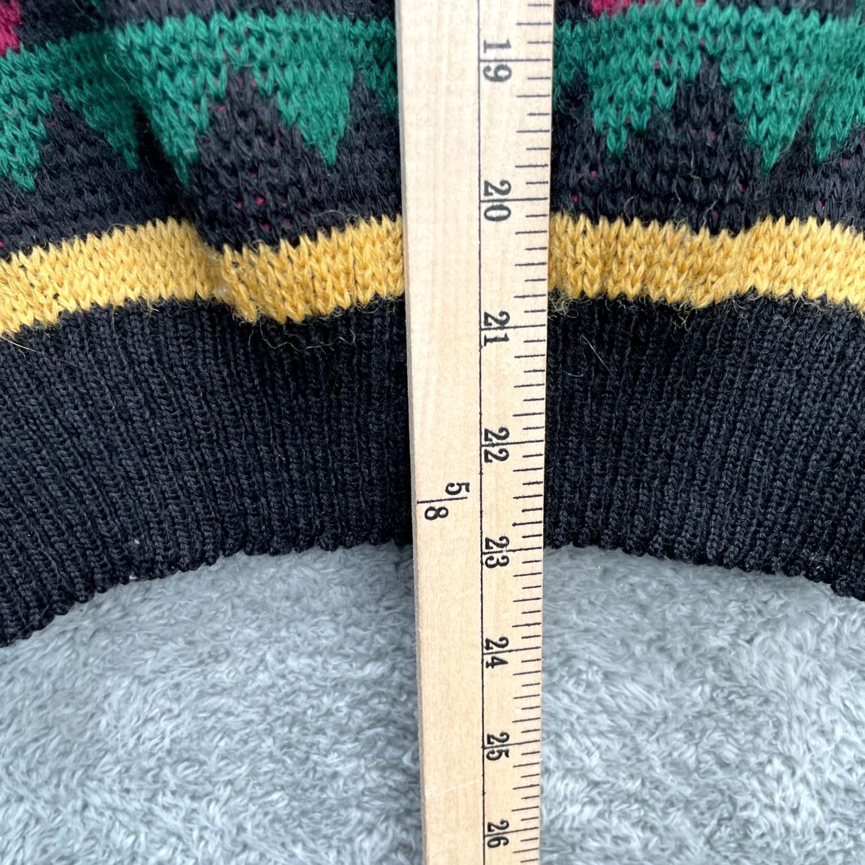 Vintage VINTAGE Sweater Mens Medium Black Geometric Wool Turtleneck Heavy Grandpa 80s Size US M / EU 48-50 / 2 - 7 Thumbnail