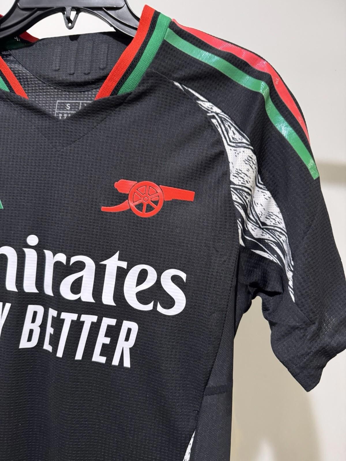 Adidas Adidas Arsenal FC Away Soccer Jersey 24/25 IT6147 Black Size ONE SIZE - 2 Thumbnail