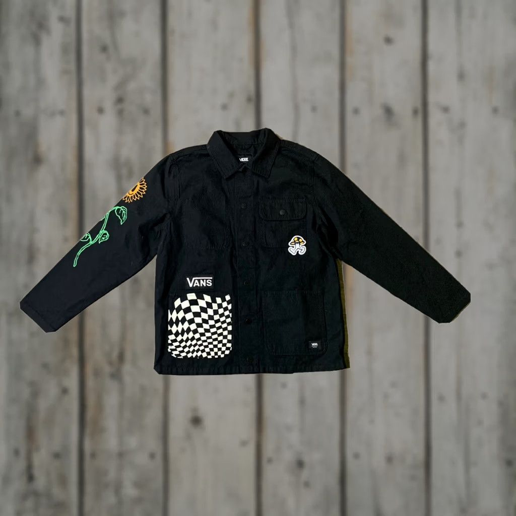 Vans Vans Mens Black Denim Chore Coat Medium M Size US M / EU 48-50 / 2 - 1 Thumbnail