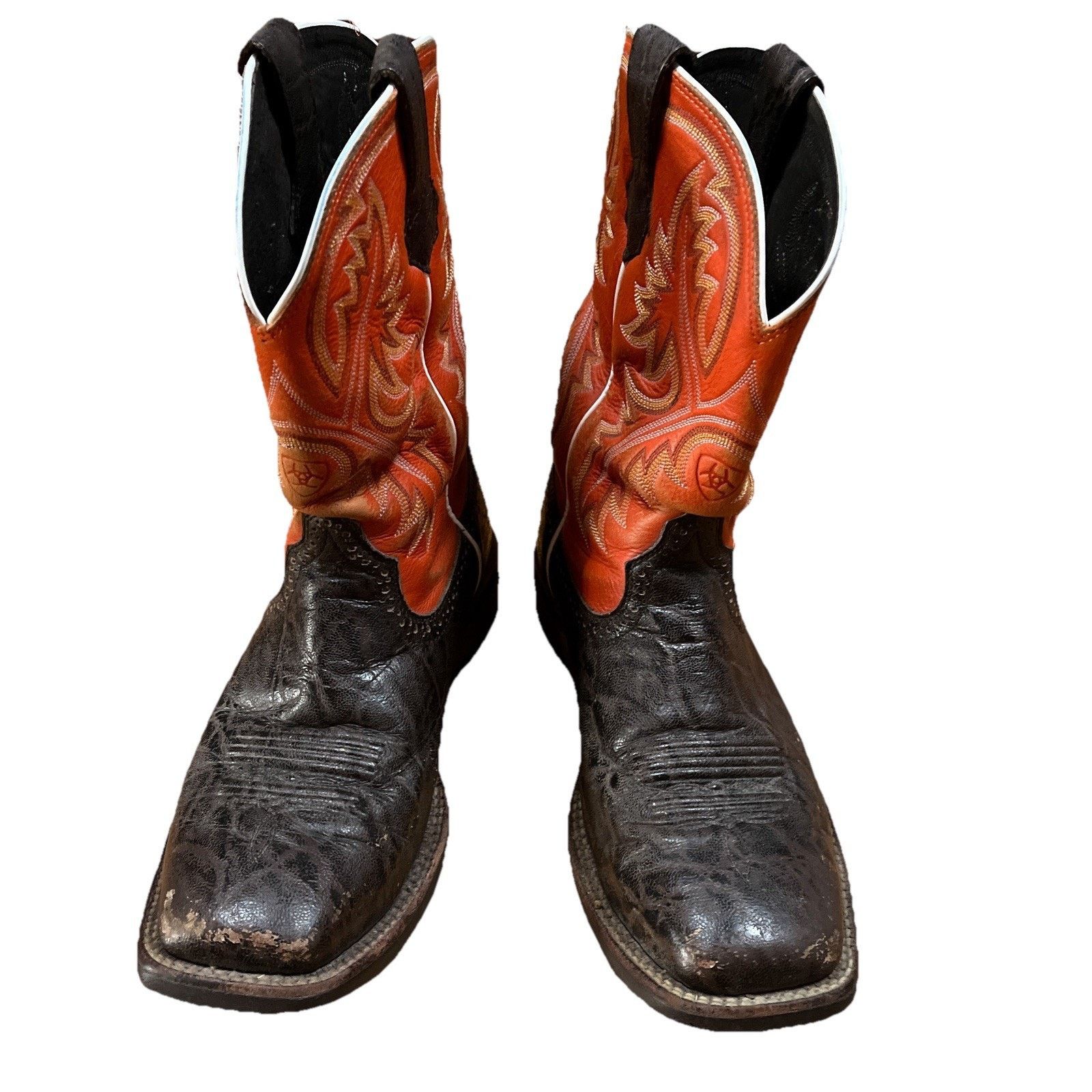 Ariat Ariat Cowboy Boots Quickdraw Western Square Toe Mens Sz 9 EE Size US 9 / EU 42 - 2 Thumbnail