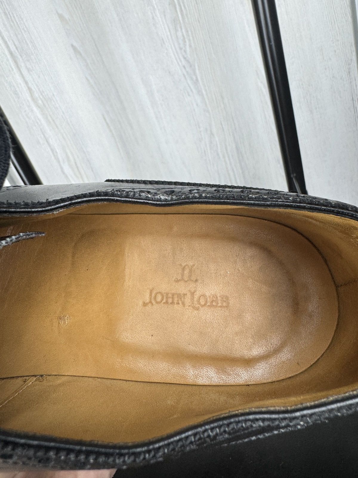 John Lobb John Lobb Darby Black Oxford Derby Classic Shoes 10E Size US 10 / EU 43 - 15 Thumbnail
