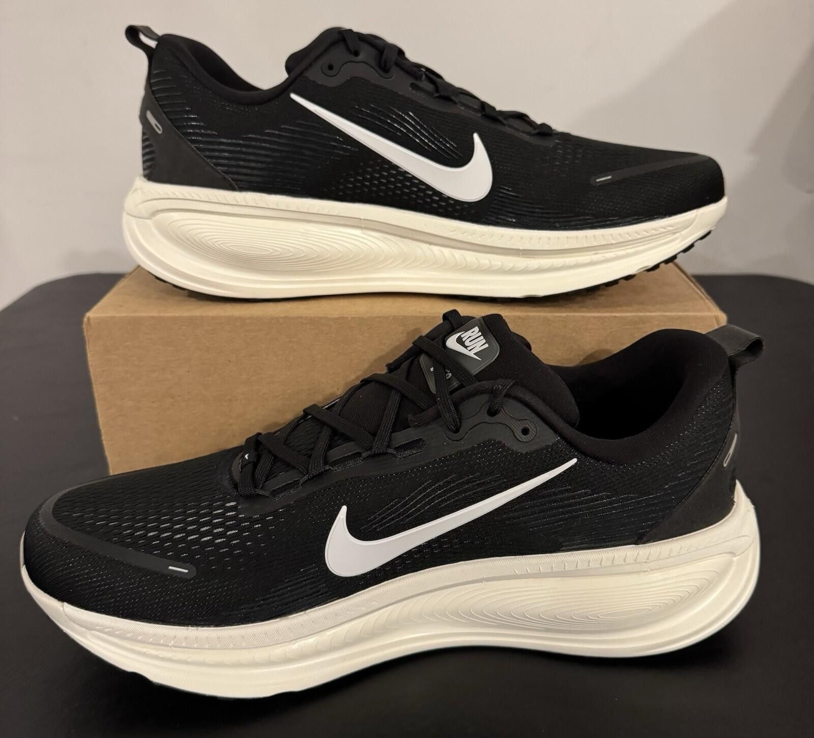 Nike Size 15 Nike Vomero 18 Black White Summit Coconut Men’s Shoe Size US 15 / EU 48 - 2 Thumbnail