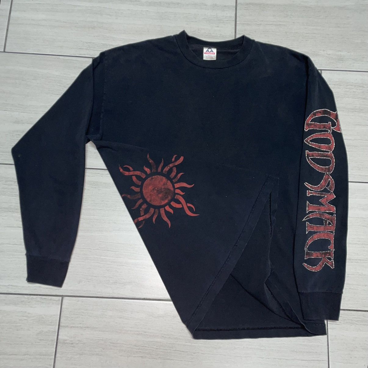 Band Tees × Vintage Godsmack 2000 Longsleeve RARE Size US XL / EU 56 / 4 - 1 Thumbnail
