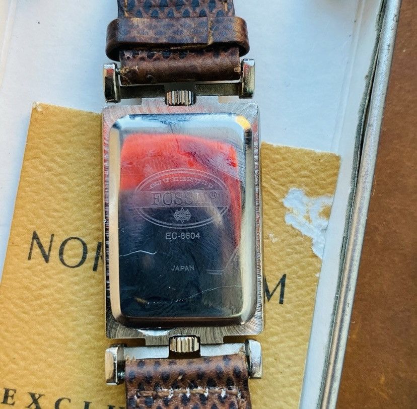 Fossil 1995 ART DECO FOSSIL WATCH EC-8604 Size ONE SIZE - 6 Thumbnail