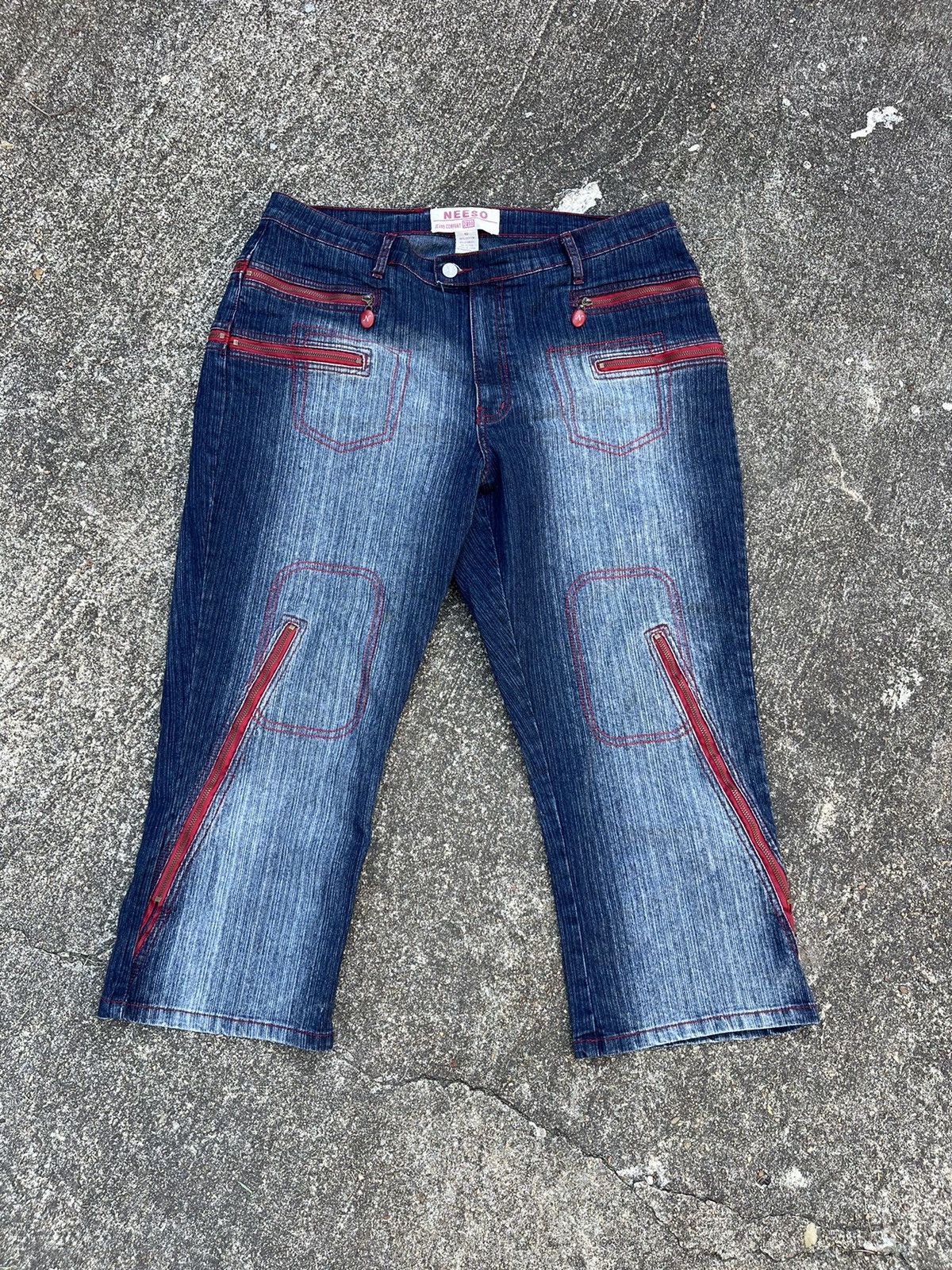 Vintage Neeso Zipper Denim Size US 34 / EU 50 - 1 Thumbnail