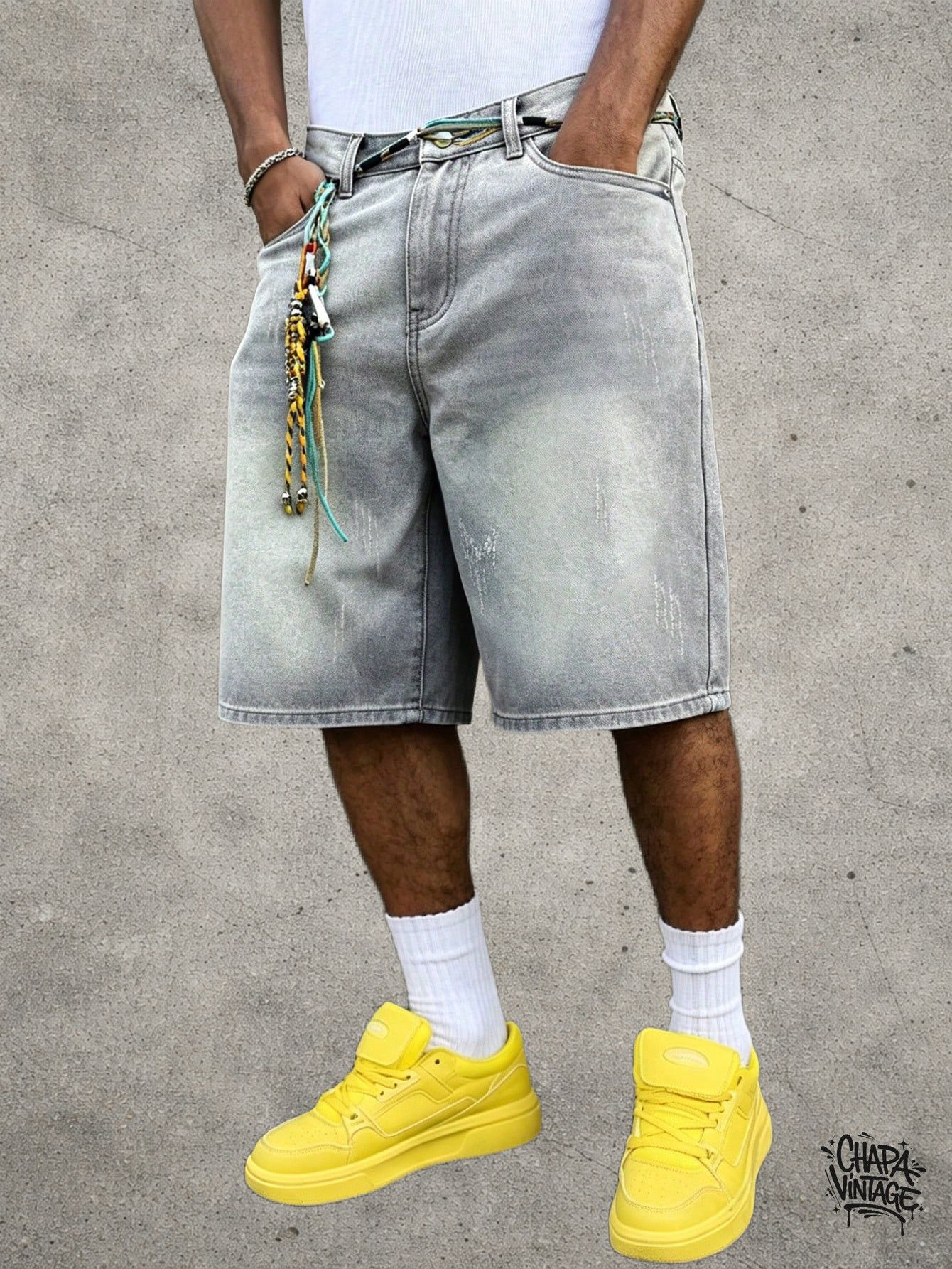 Jean × Streetwear × Vintage OPIUM Denim washed jorts shorts | Grailed