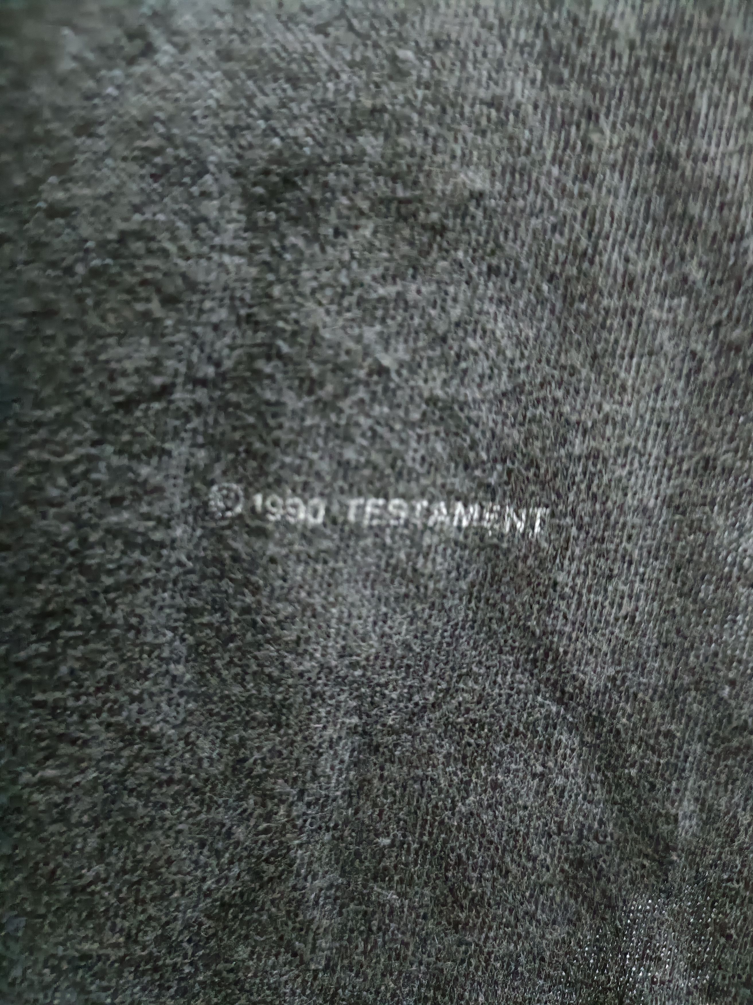 Vintage Vintage 90s Testament World Tour T Shirt Size US L / EU 52-54 / 3 - 4 Thumbnail