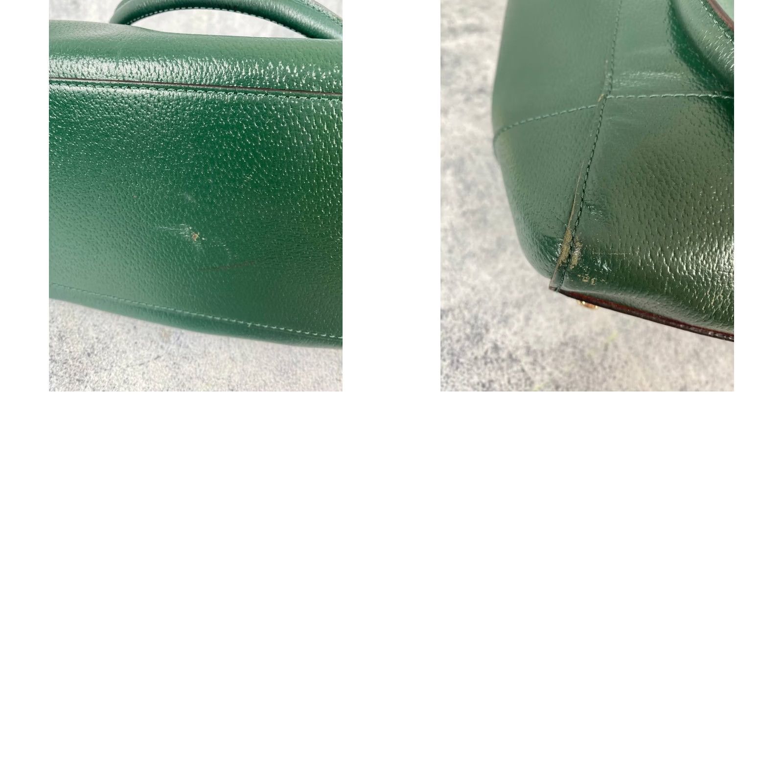 Vintage kate spade new york Handbag Green Double Handles Outdoor Tote Bag Women Kate Spade New York Green Tote Bag with Zipper Adjustable Strap Size ONE SIZE - 9 Thumbnail
