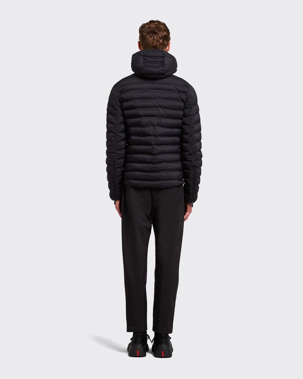 Prada 🔥🔥 3500$ Prada Linea Rossa Black Active Re-Nylon Jacket Size US M / EU 48-50 / 2 - 18 Thumbnail
