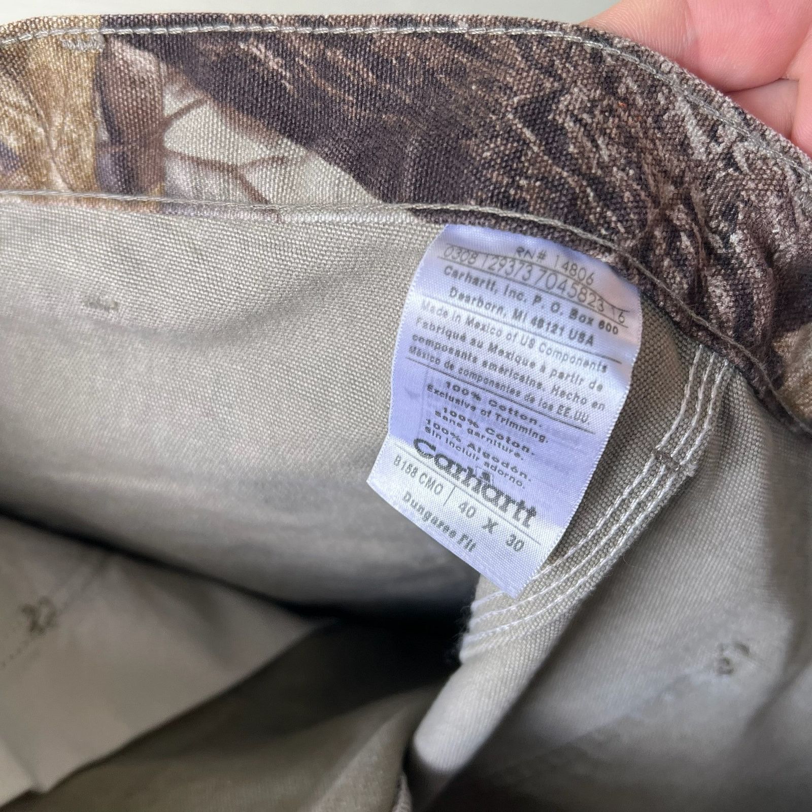 Carhartt × Vintage Carhartt realtree camo work wear carpenter pants Size US 39 - 6 Thumbnail