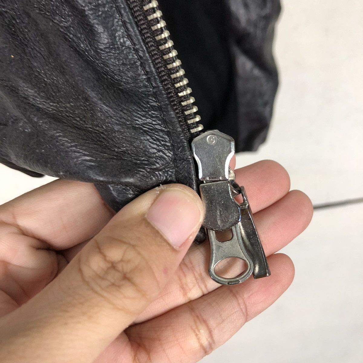 Japanese Brand 📌Vintage Soft Leather Biker Jacket Protein Cafe Racer Size M / US 6-8 / IT 42-44 - 18 Thumbnail