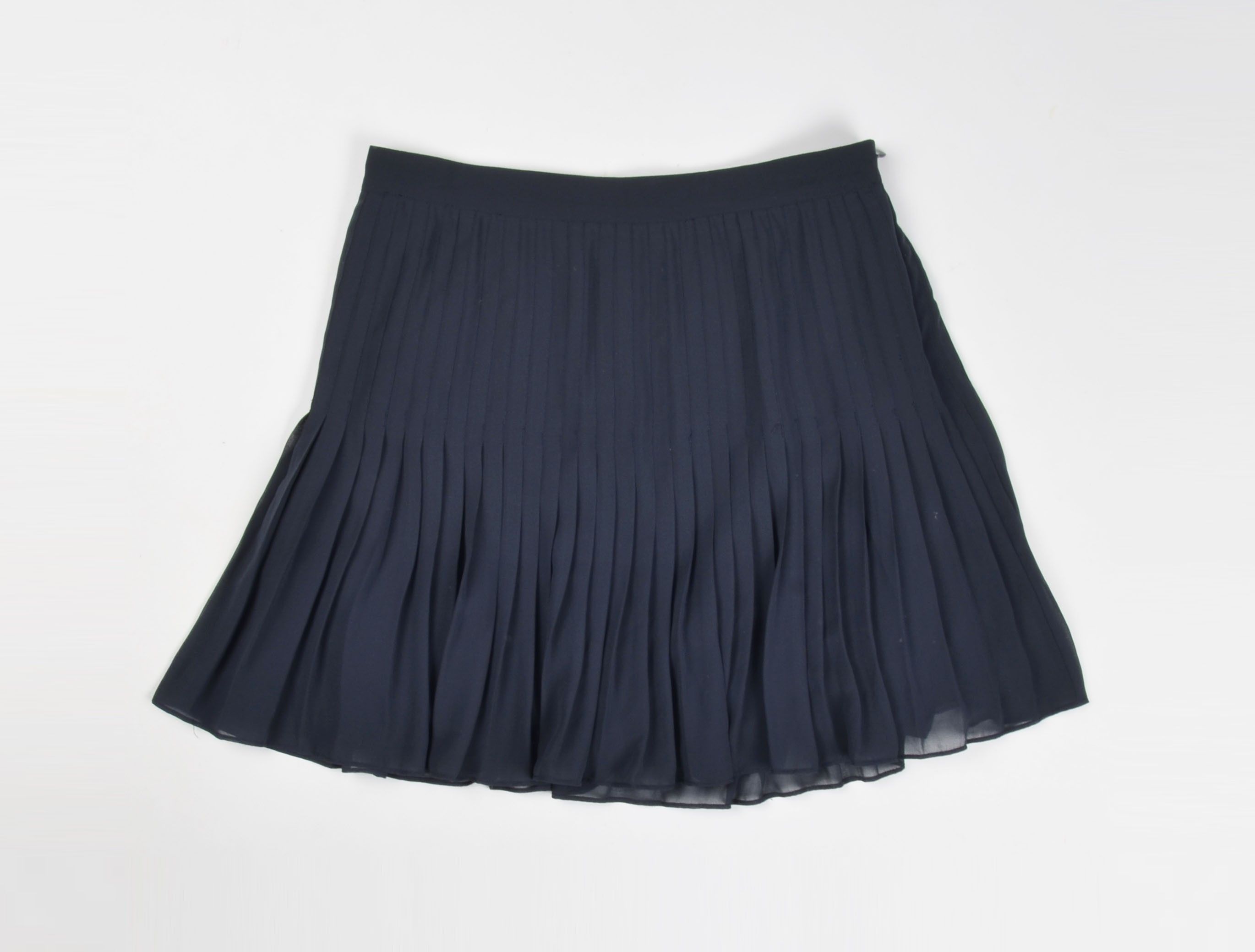 Armani Exchange Armani Exchange Y2K Pleated Coquette Mesh Mini Skirt Size 28" / US 6 / IT 42 - 3 Thumbnail