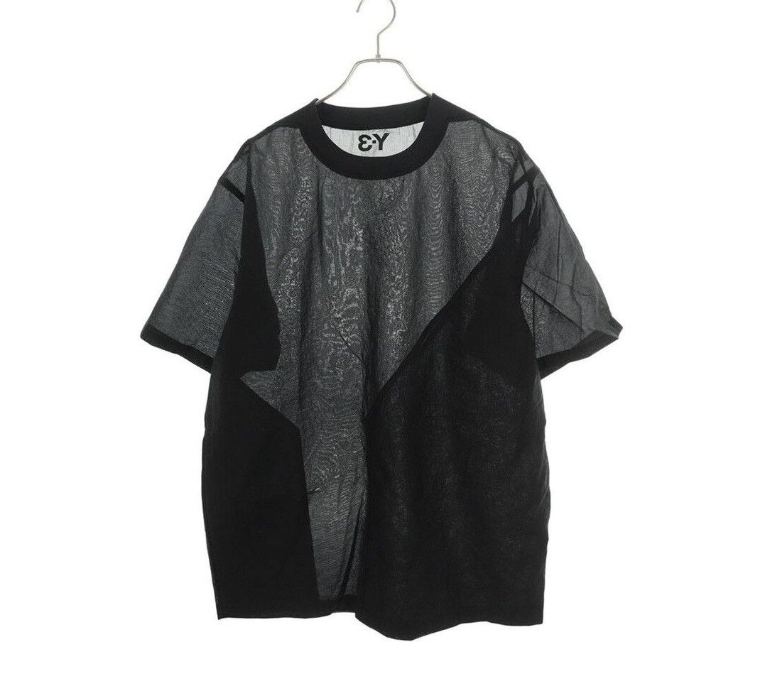Y-3 Y-3 Yohji Yamamoto - SWM Rip Stop Mesh Short Sleeve T-Shirt Size US S / EU 44-46 / 1 - 2 Thumbnail