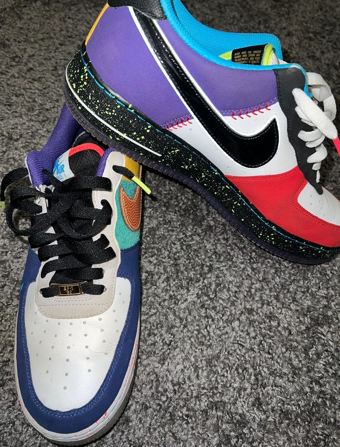 Nike Nike Air Force 1 Low What The LA CT1117-100 Size US 12 / EU 45 - 3 Thumbnail
