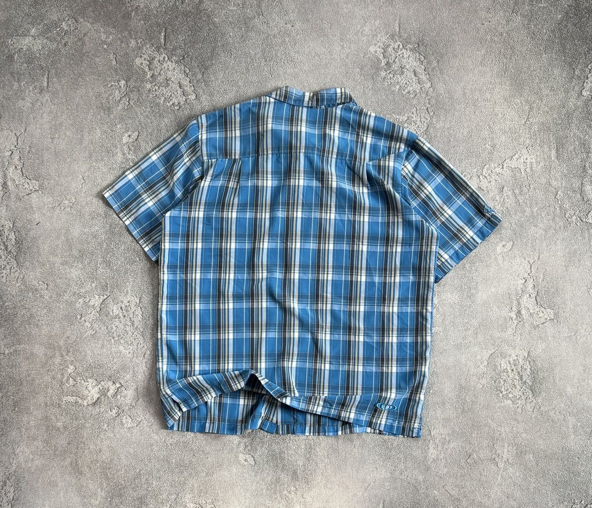 Salomon Salomon L Chekered button up shirt short sleeve outdoor 00s Size US L / EU 52-54 / 3 - 9 Thumbnail