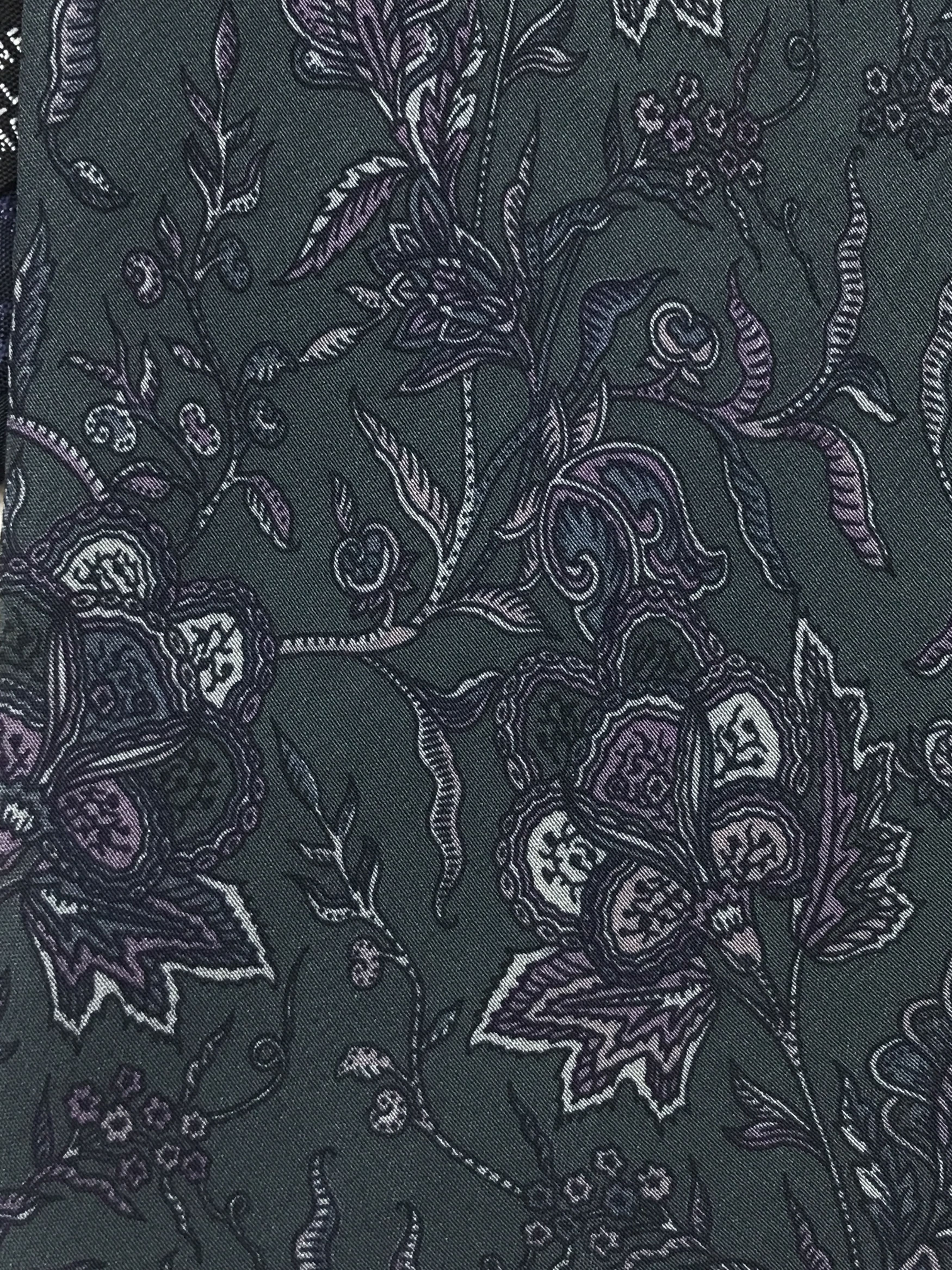 Mario Valentino × Vintage Vintage Mario Valentino Silk Necktie Size ONE SIZE - 5 Thumbnail