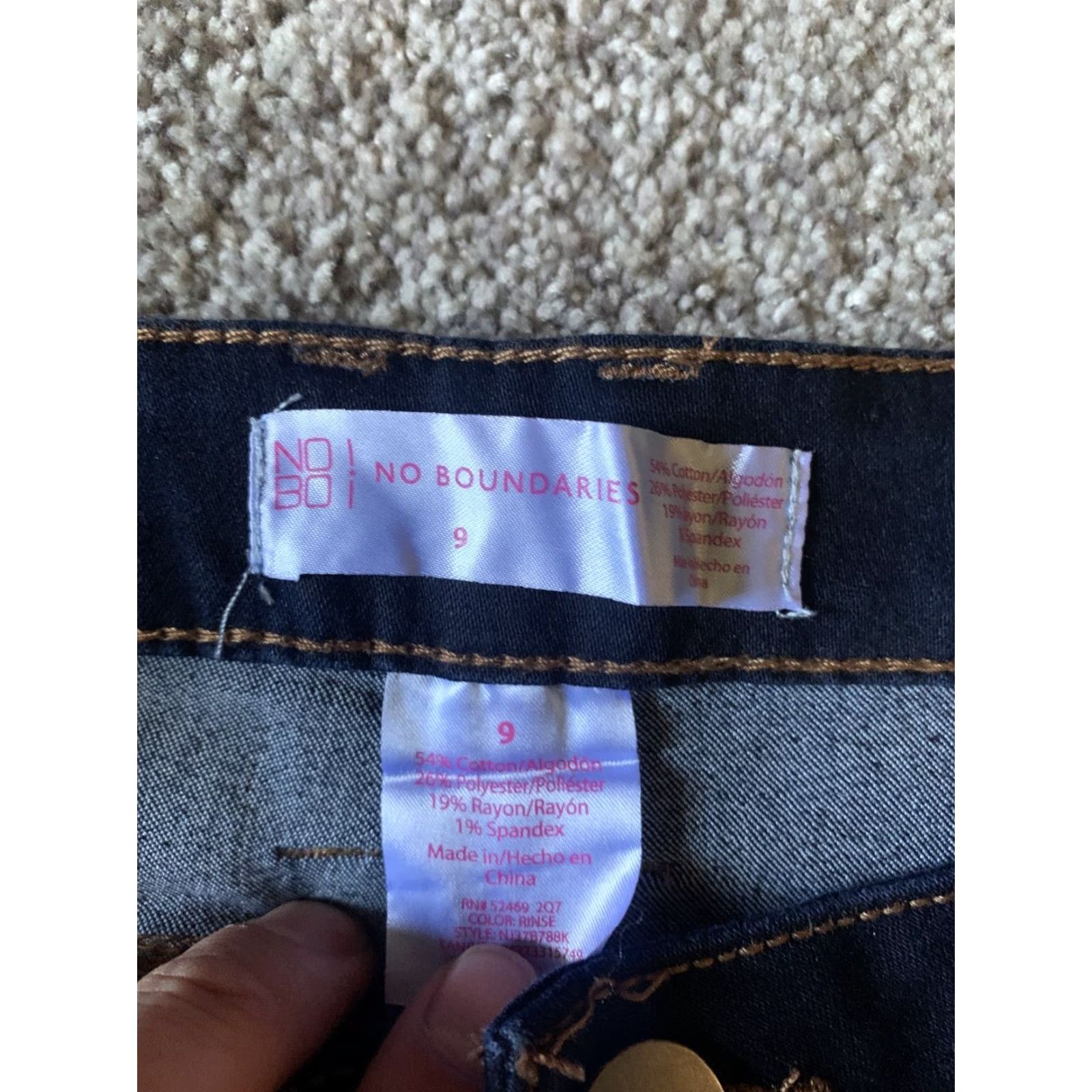 Vintage No Boundaries Jeans Jeans 9 Juniors Women Flared 30in Blue NWT Size 30" / US 8 / IT 44 - 3 Thumbnail
