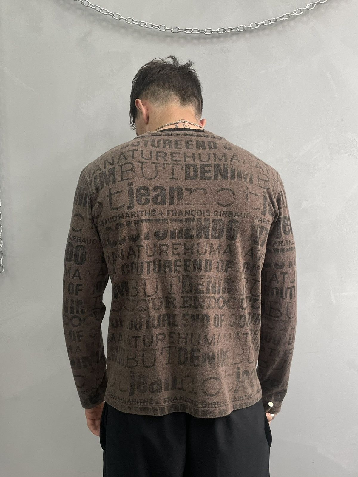 Marithe + Francois Girbaud Rare 2000s y2k archive long sleeve Marithe Francois Girbaud Size US M / EU 48-50 / 2 - 9 Thumbnail