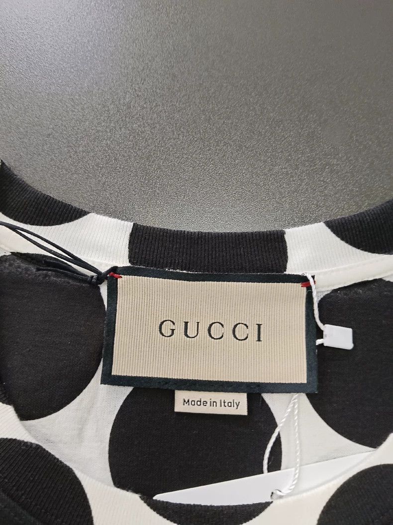 Gucci Gucci Cow spotted letter print short-sleeved T-shirt 2504-N Size US M / EU 48-50 / 2 - 3 Thumbnail